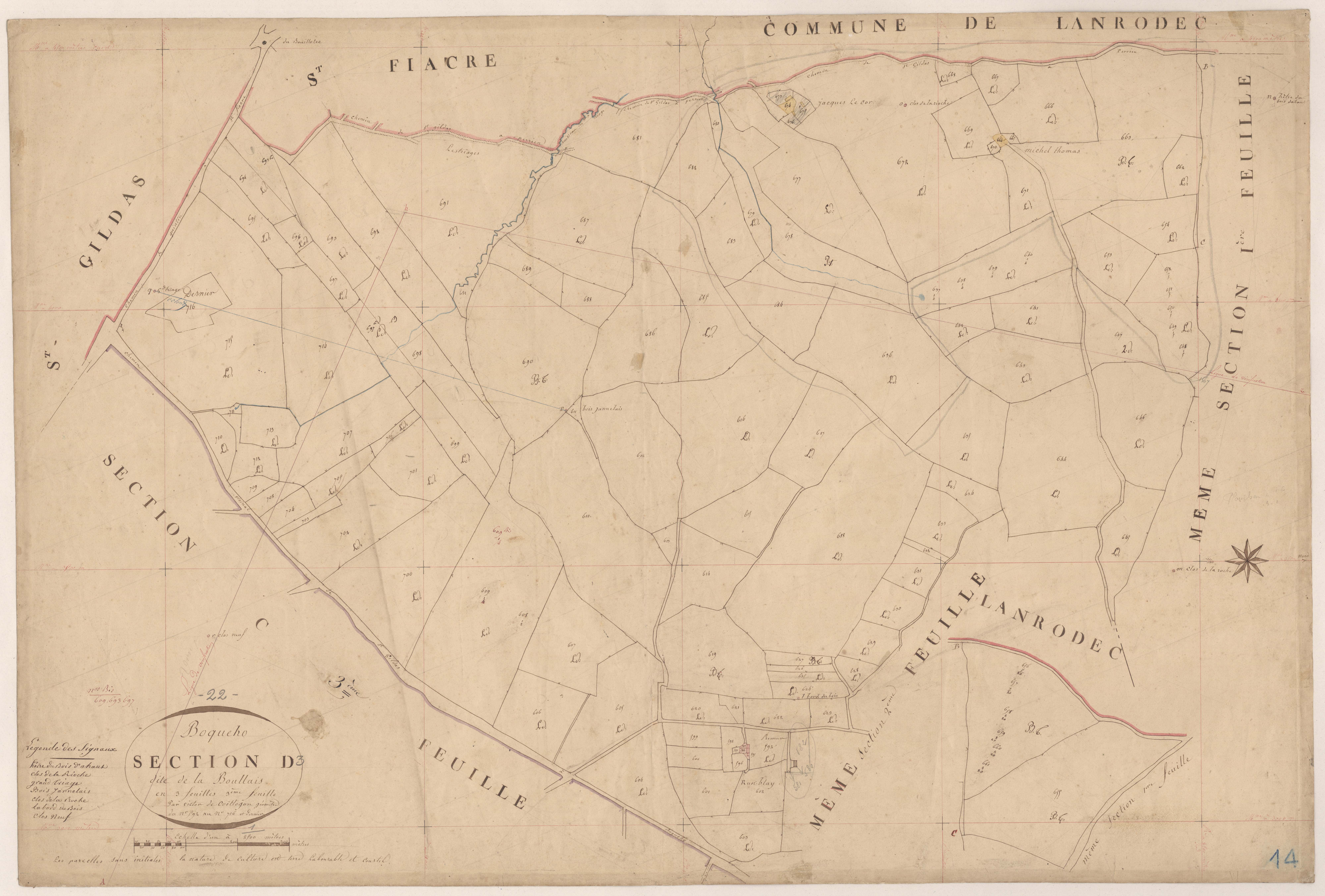 Boqueho - Section D, 3e feuille