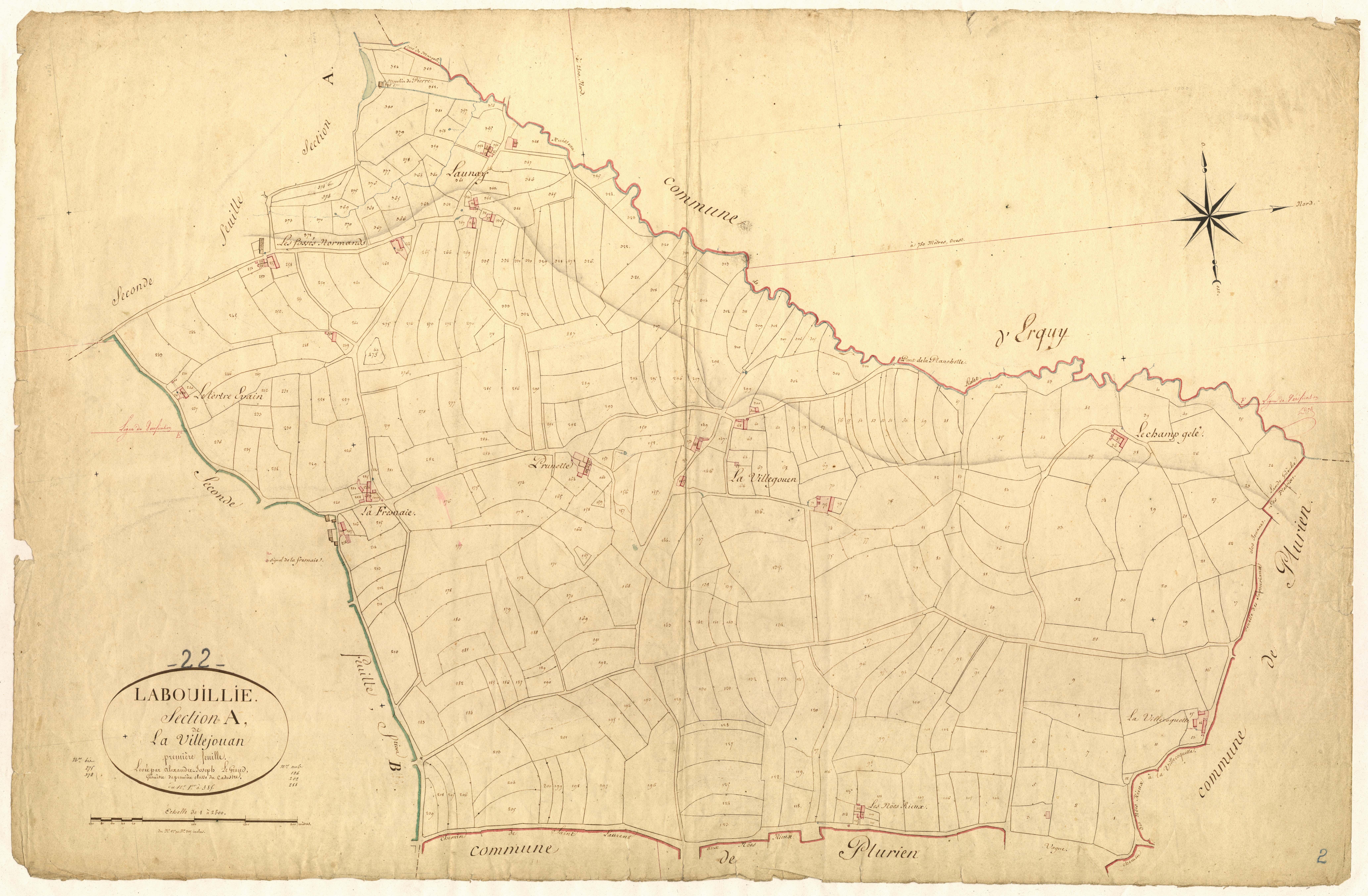 La Bouillie - Section A, 1re feuille