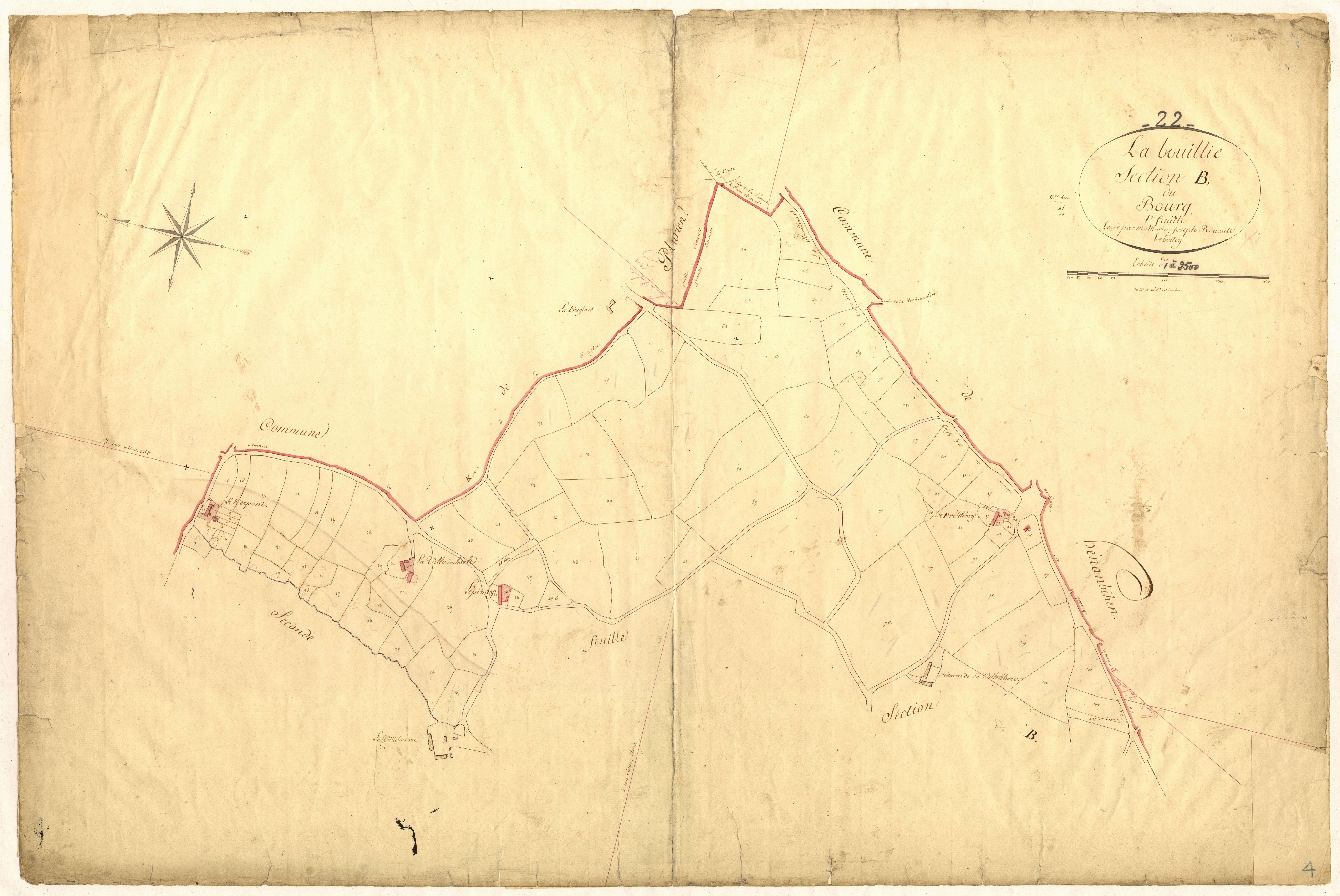 La Bouillie - Section B, 1re feuille