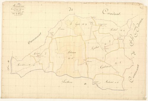 Bourbriac - Tableau d'assemblage : section C