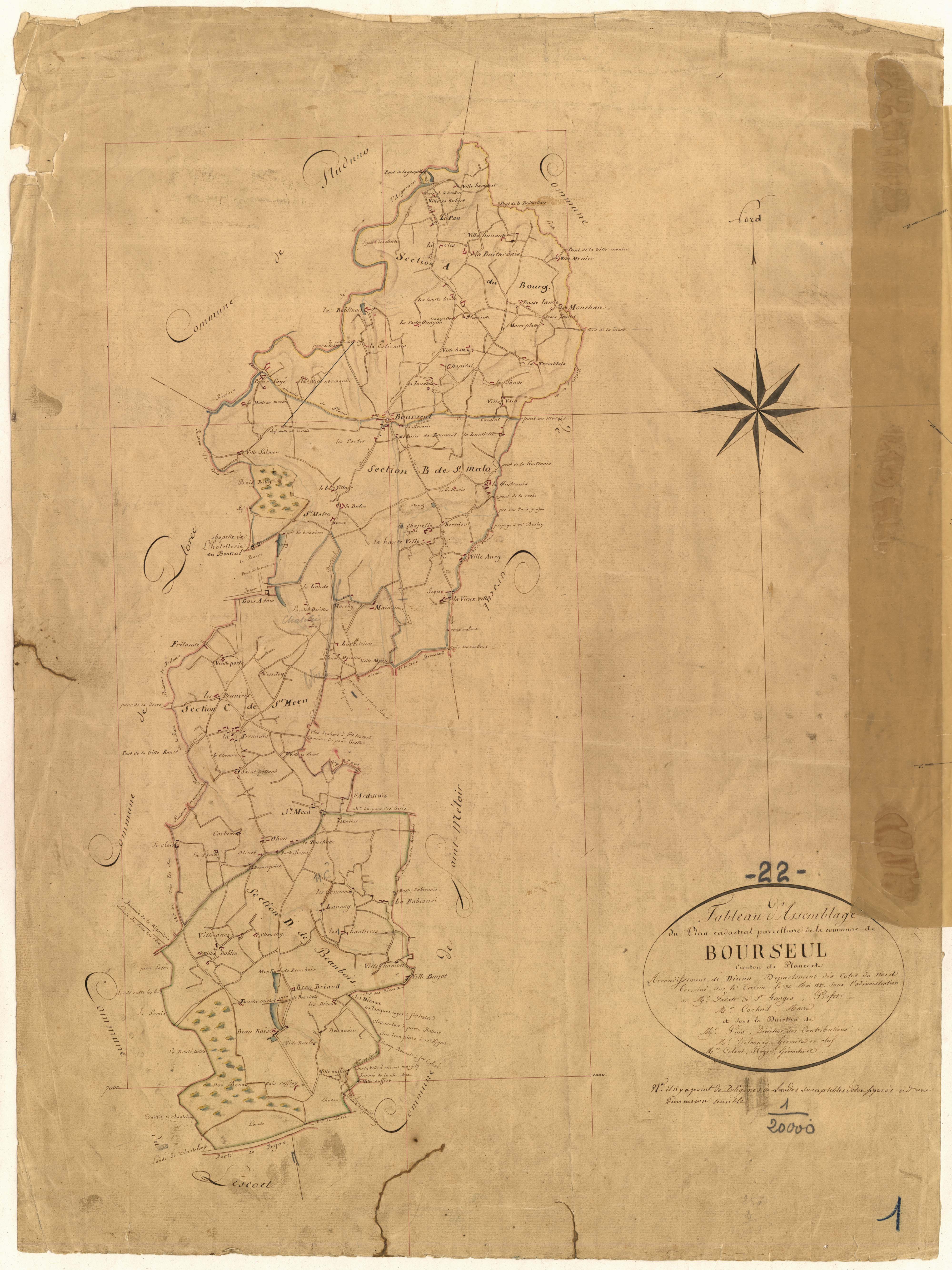 Bourseul - Tableau d'assemblage