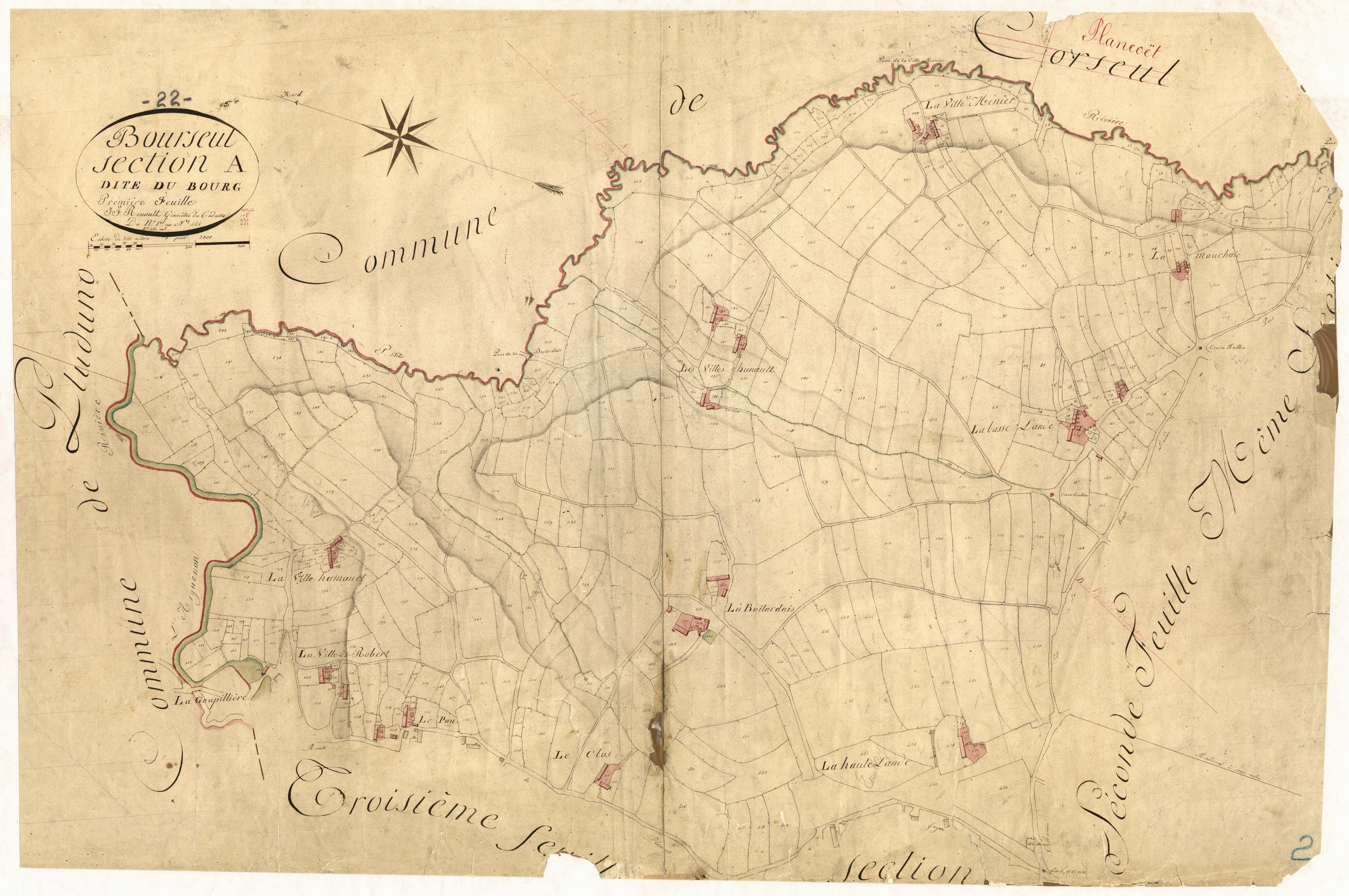 Bourseul - Section A, 1re feuille
