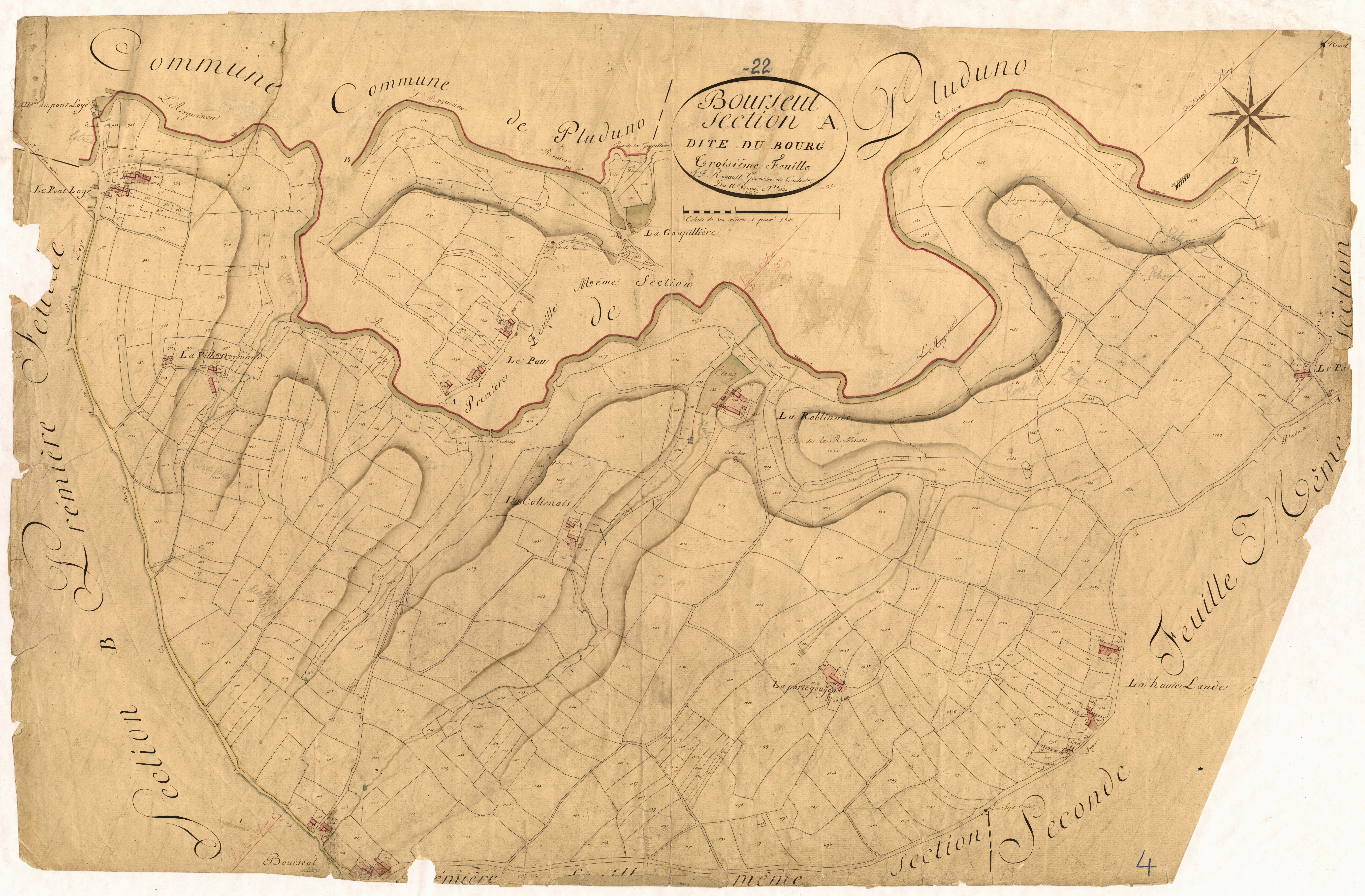 Bourseul - Section A, 3e feuille