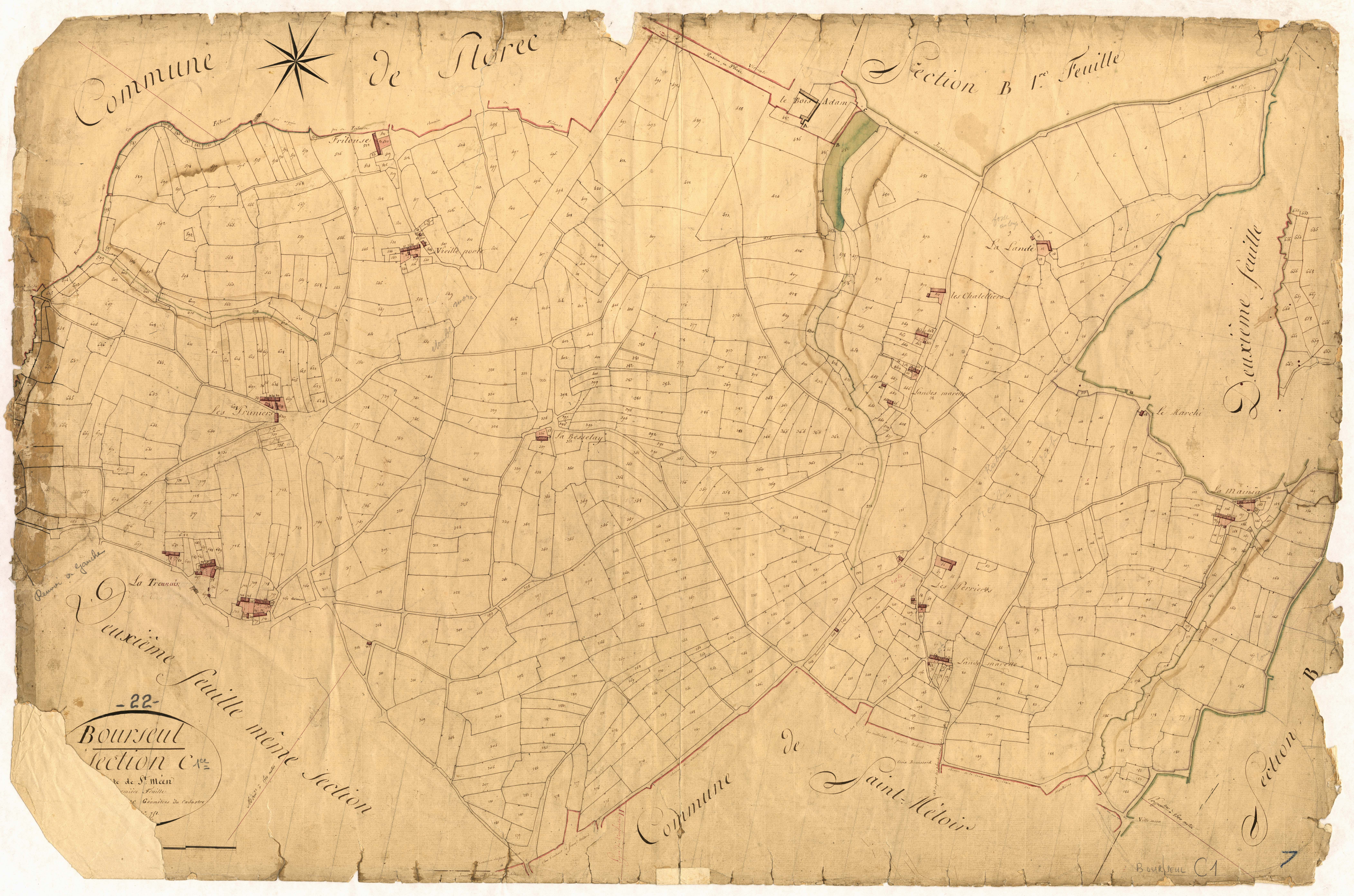Bourseul - Section C, 1re feuille