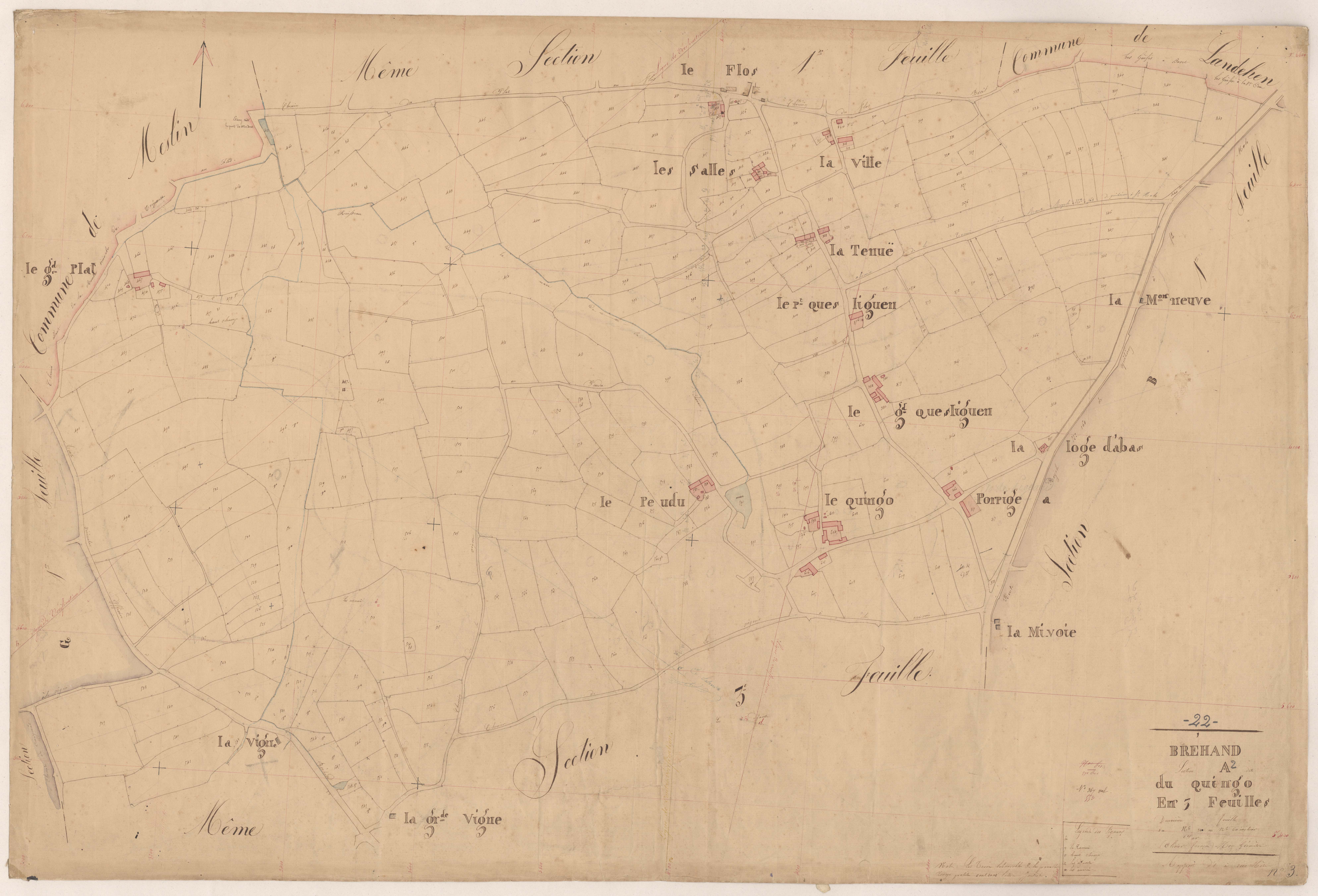 Bréhand - Section A, 2e feuille