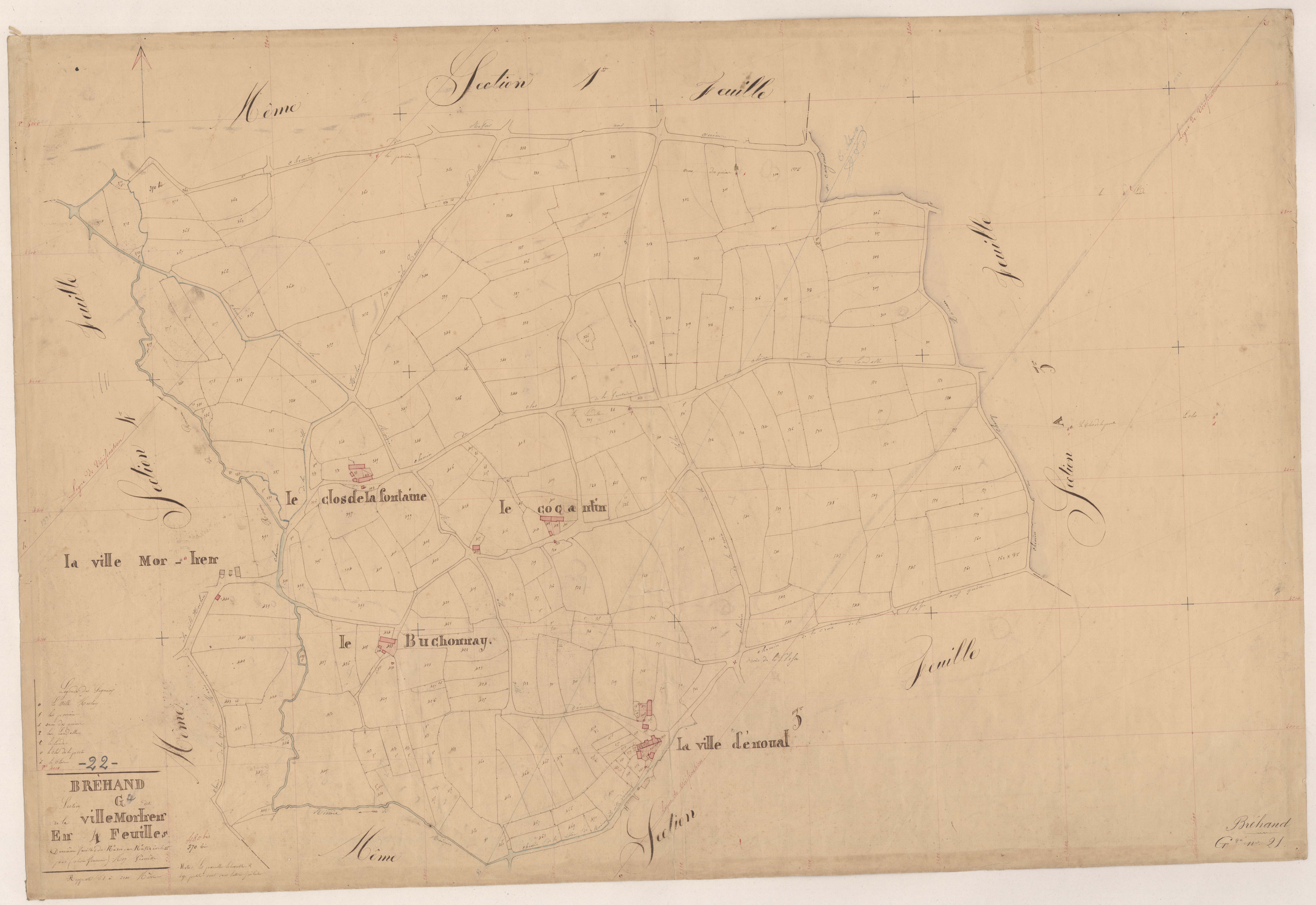 Bréhand - Section G, 2e feuille
