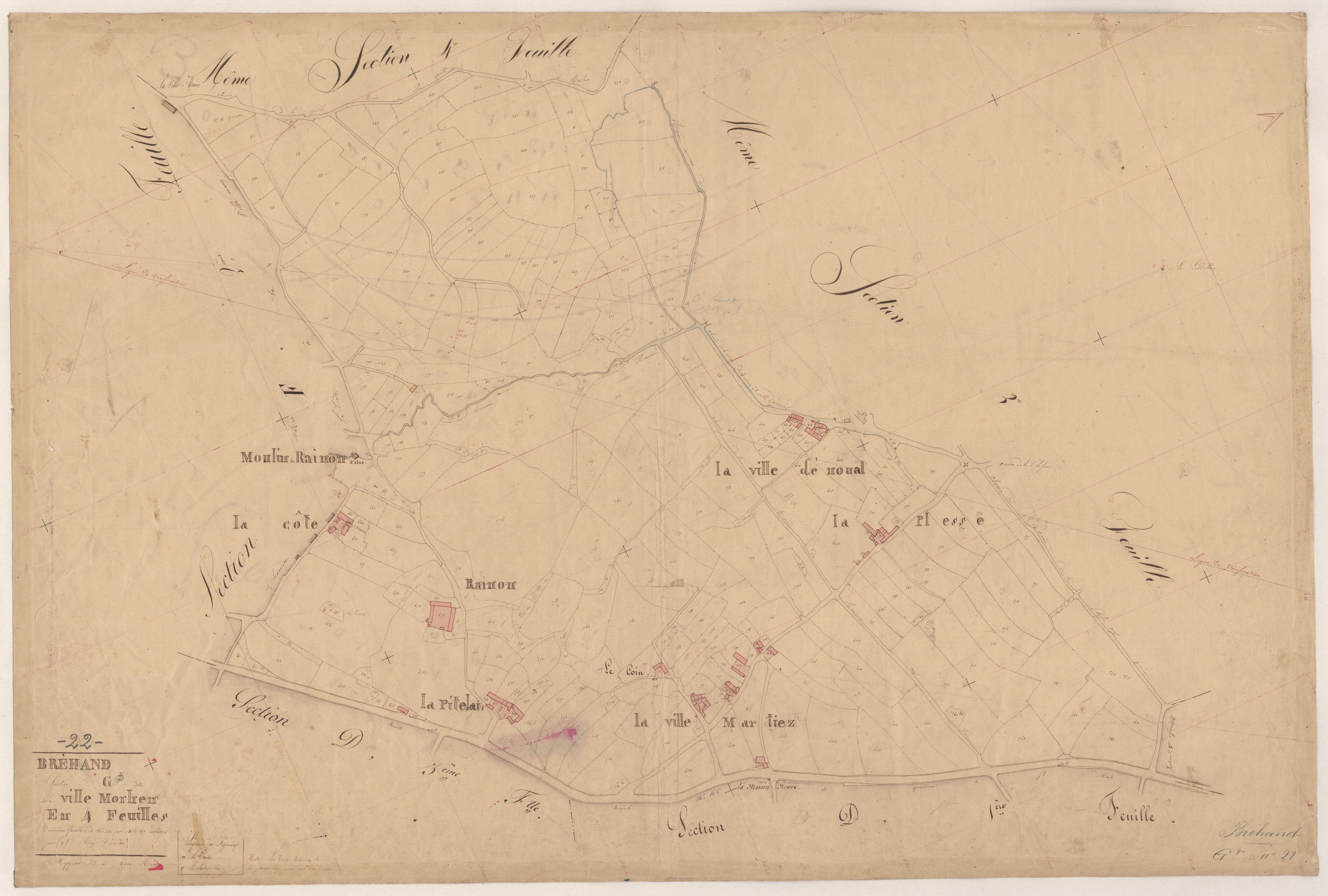 Bréhand - Section G, 3e feuille