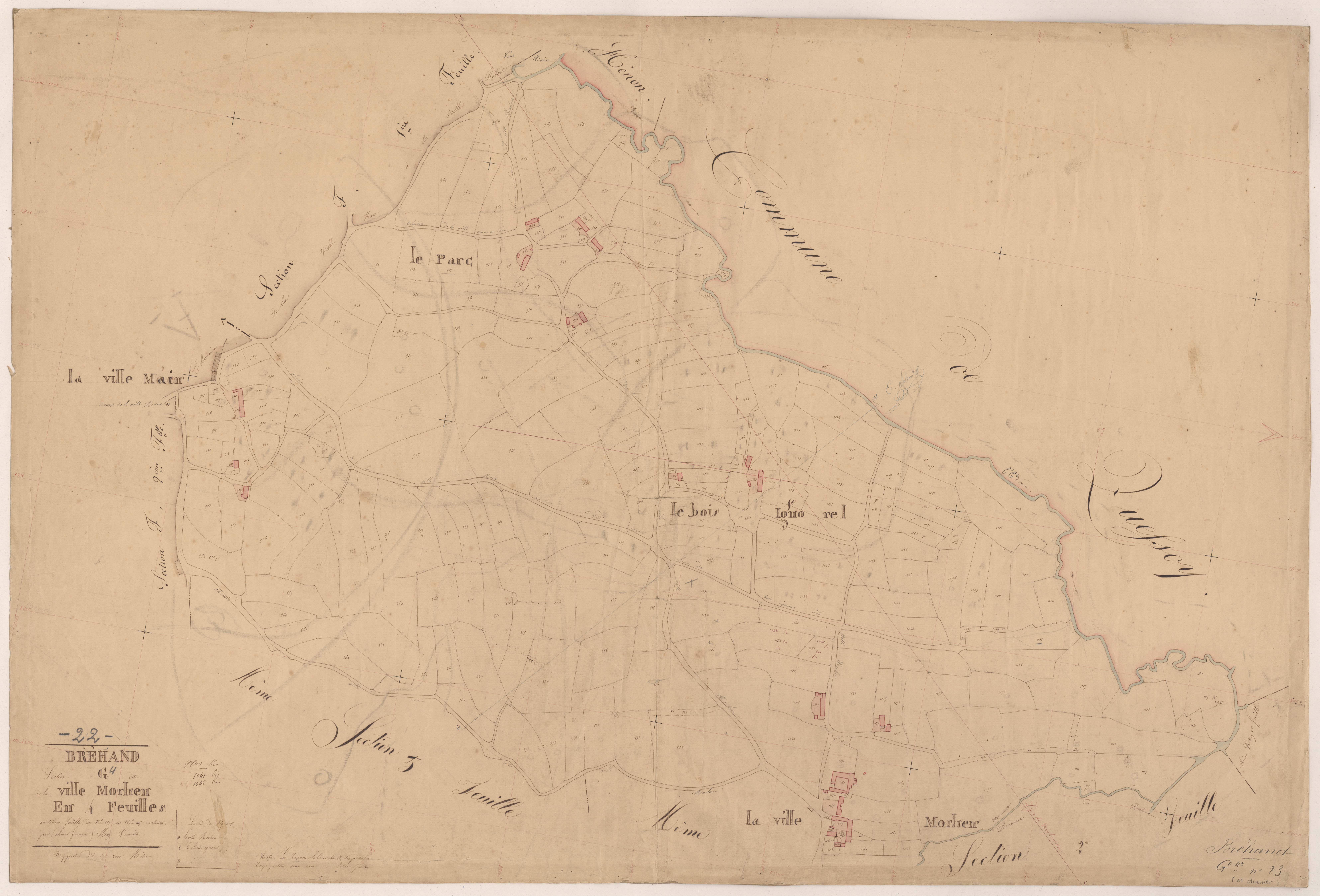 Bréhand - Section G, 4e feuille