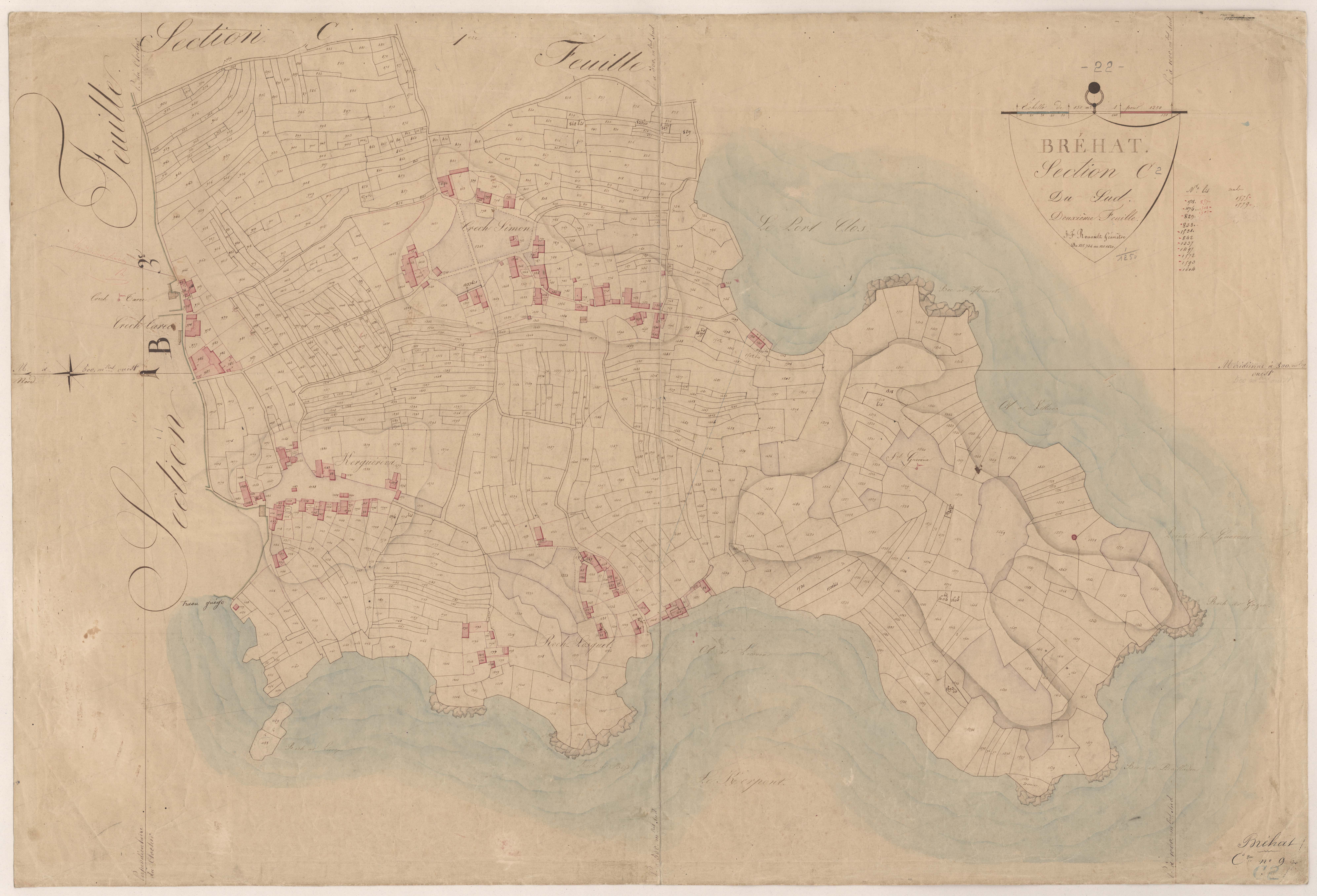 Île-de-Bréhat - Section C, 2e feuille
