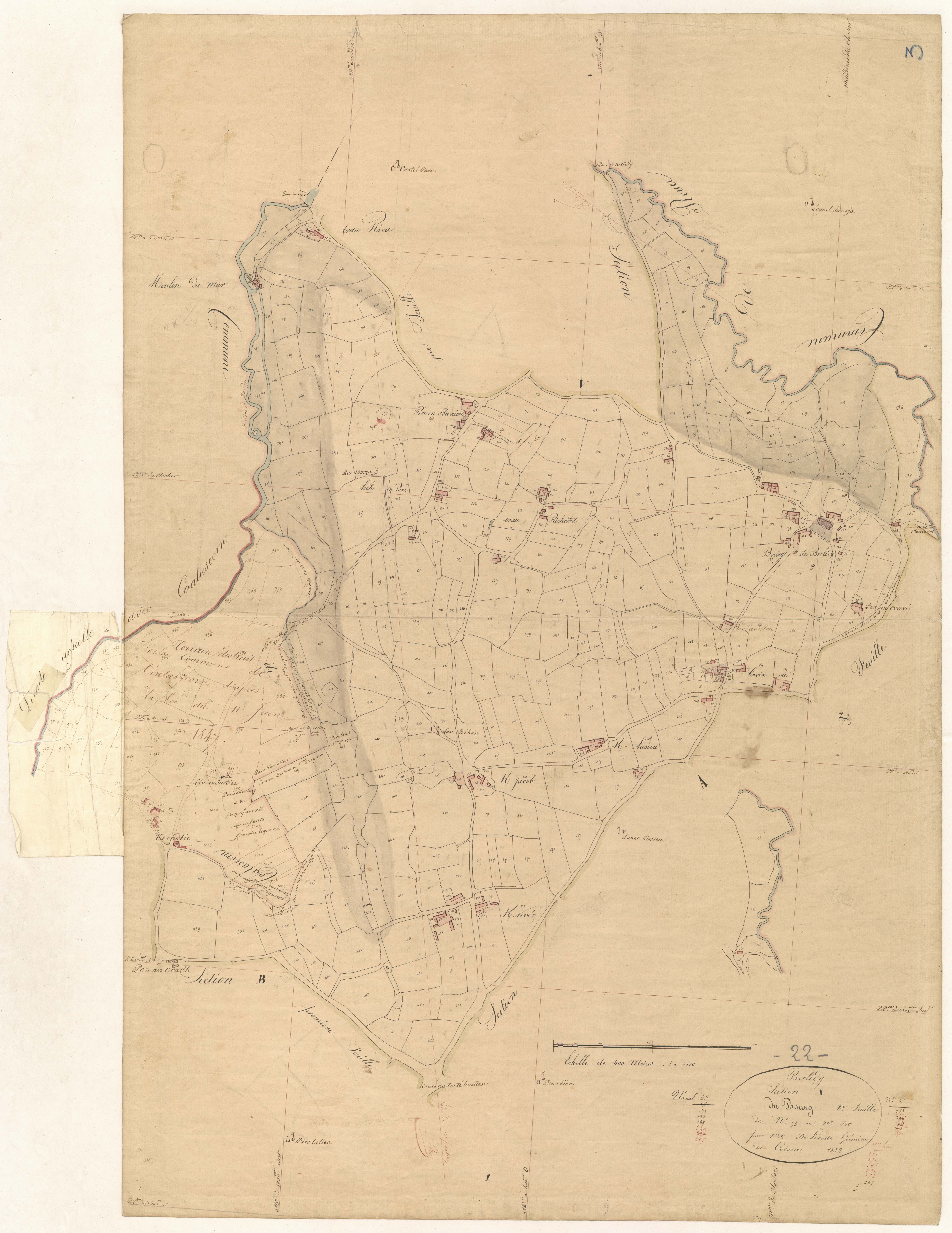 Brélidy - Section A, 2e feuille
