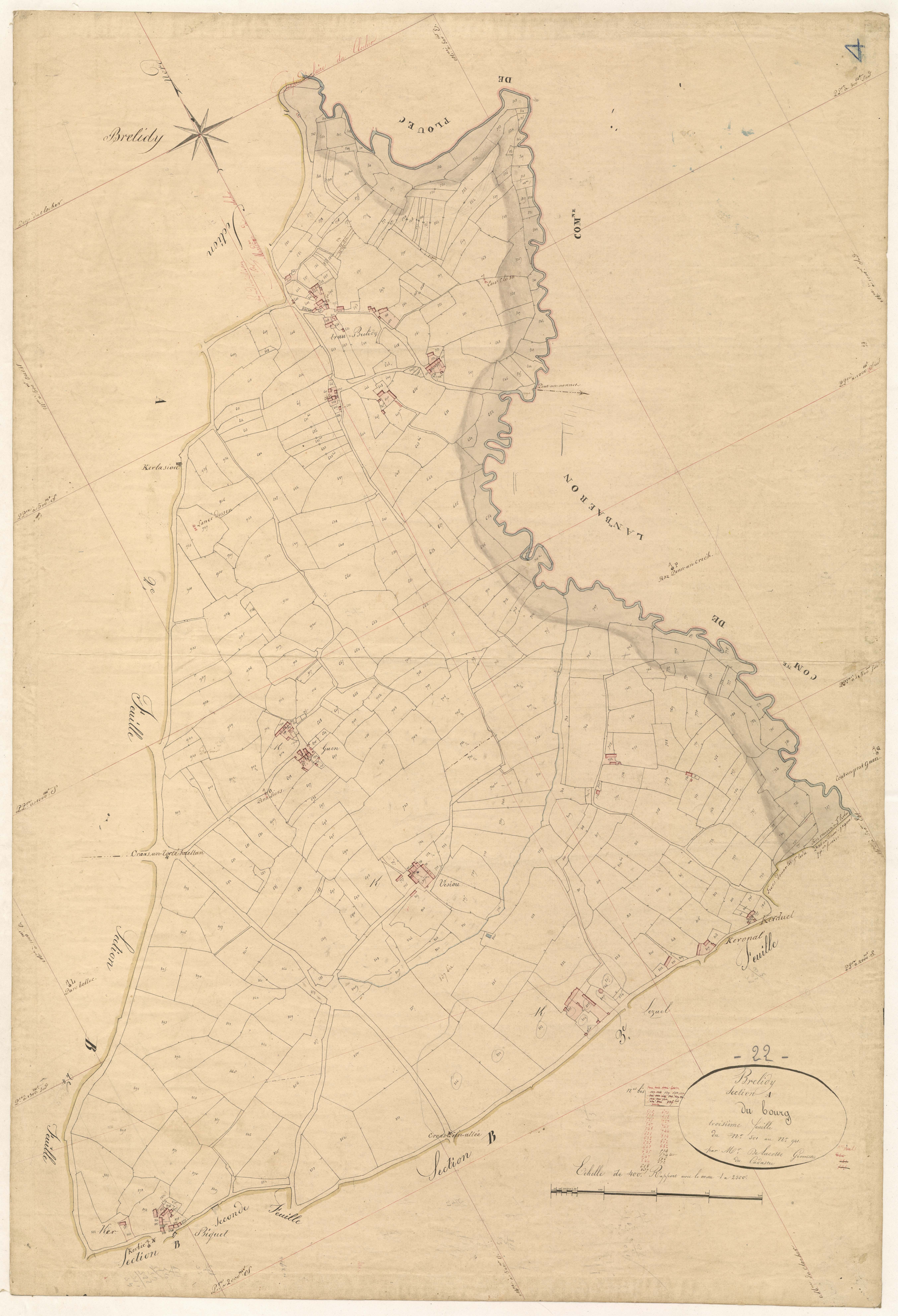 Brélidy - Section A, 3e feuille