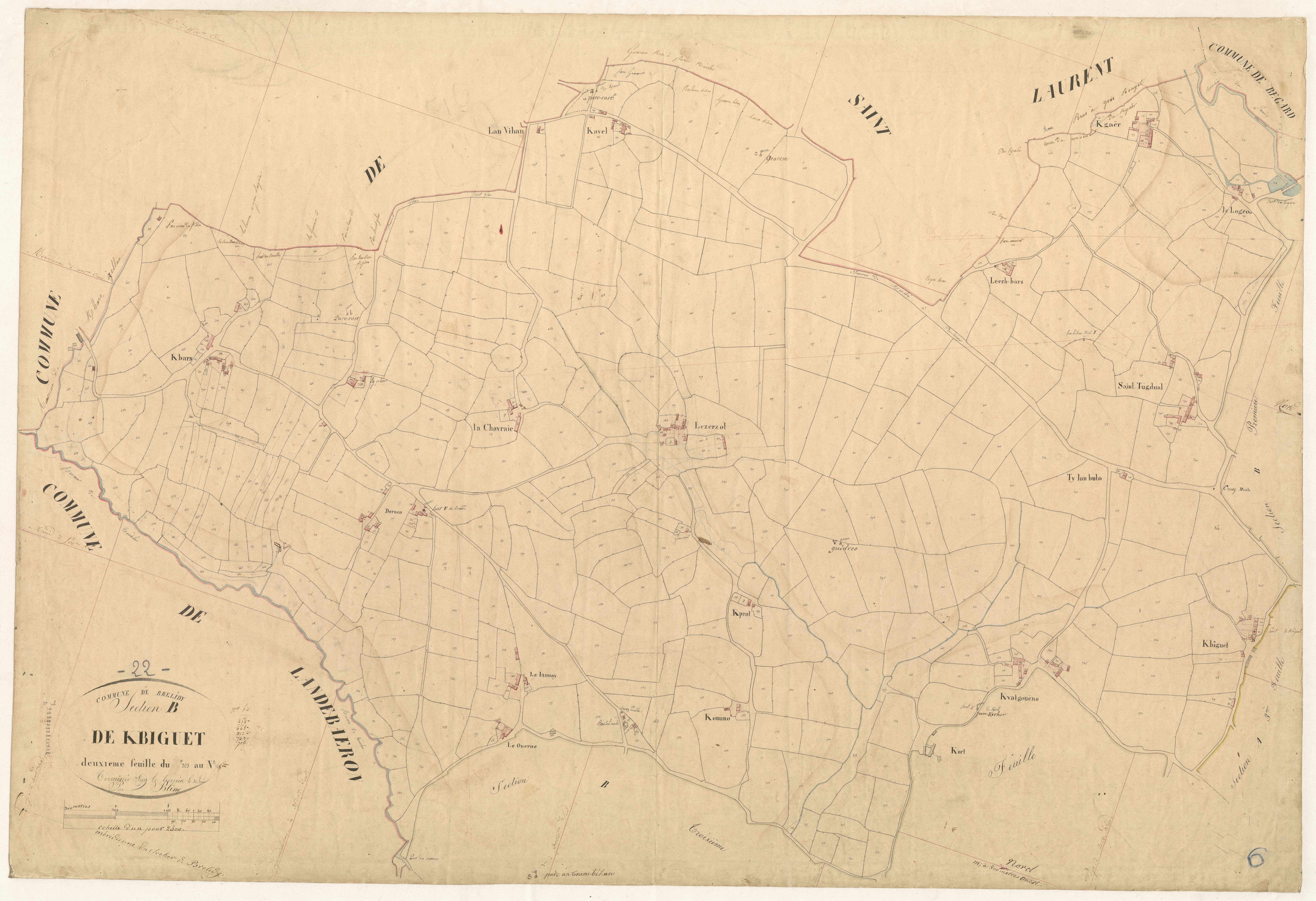 Brélidy - Section B, 2e feuille