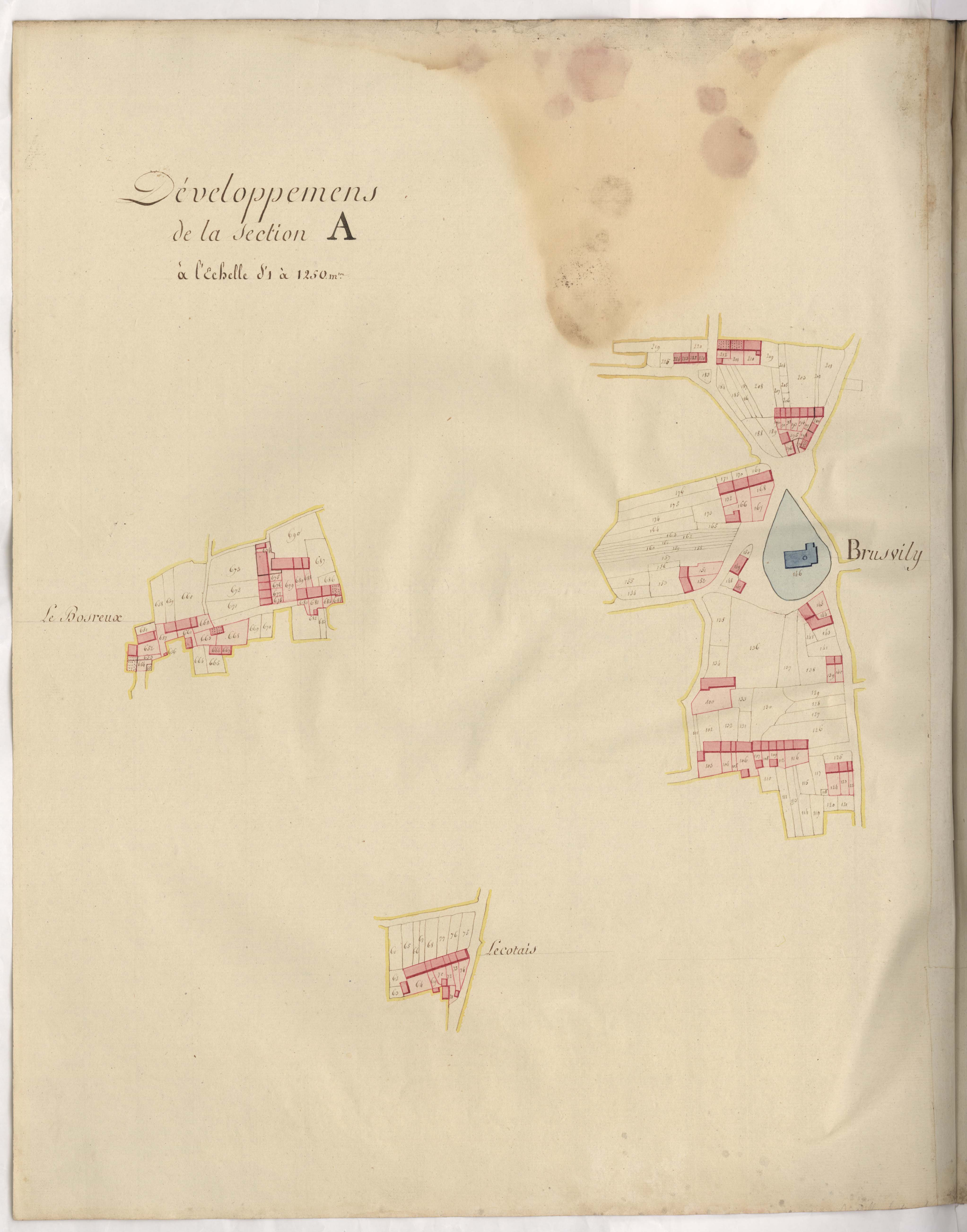 Brusvily - Section A, 2e feuille