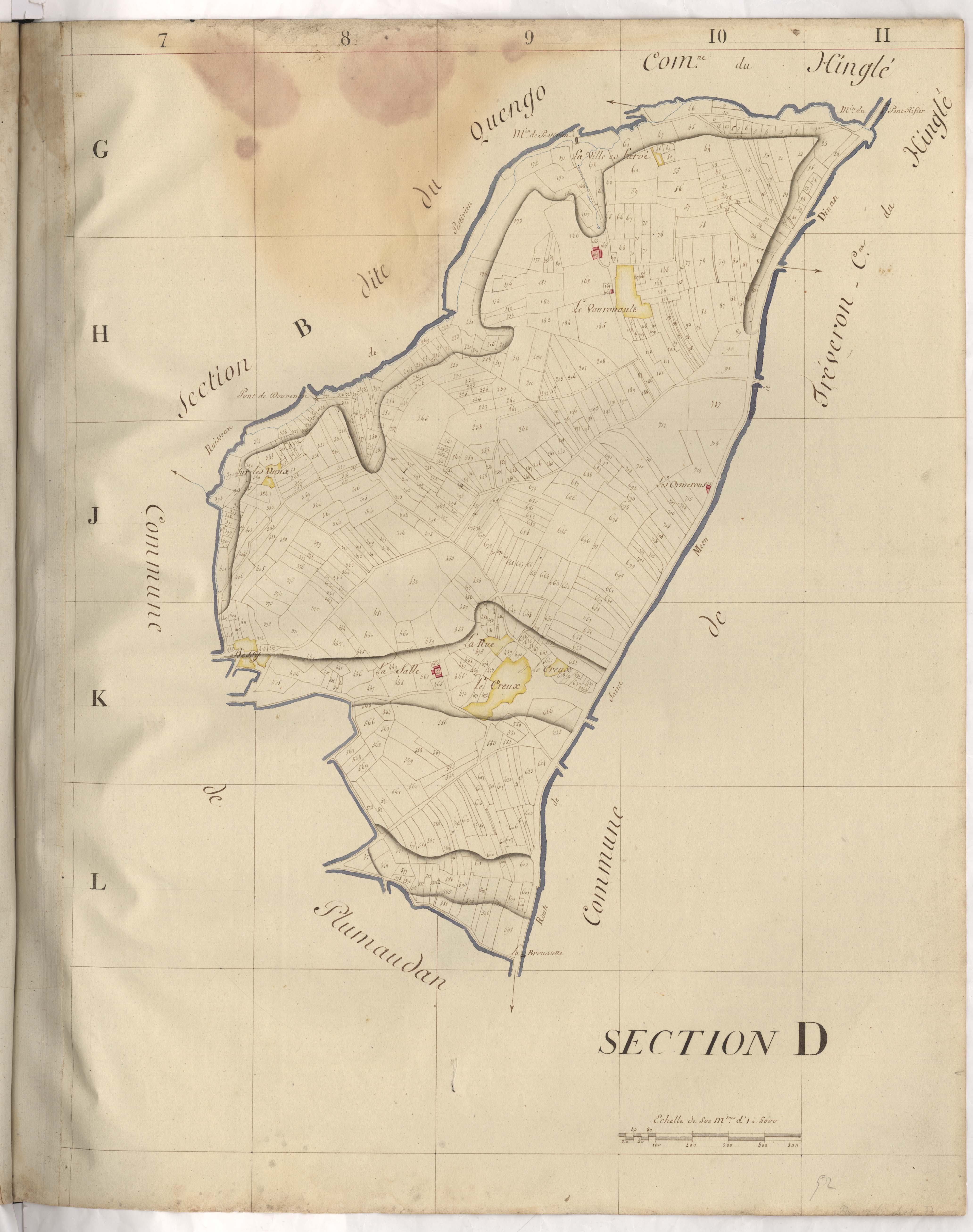 Brusvily - Section B, 3e feuille