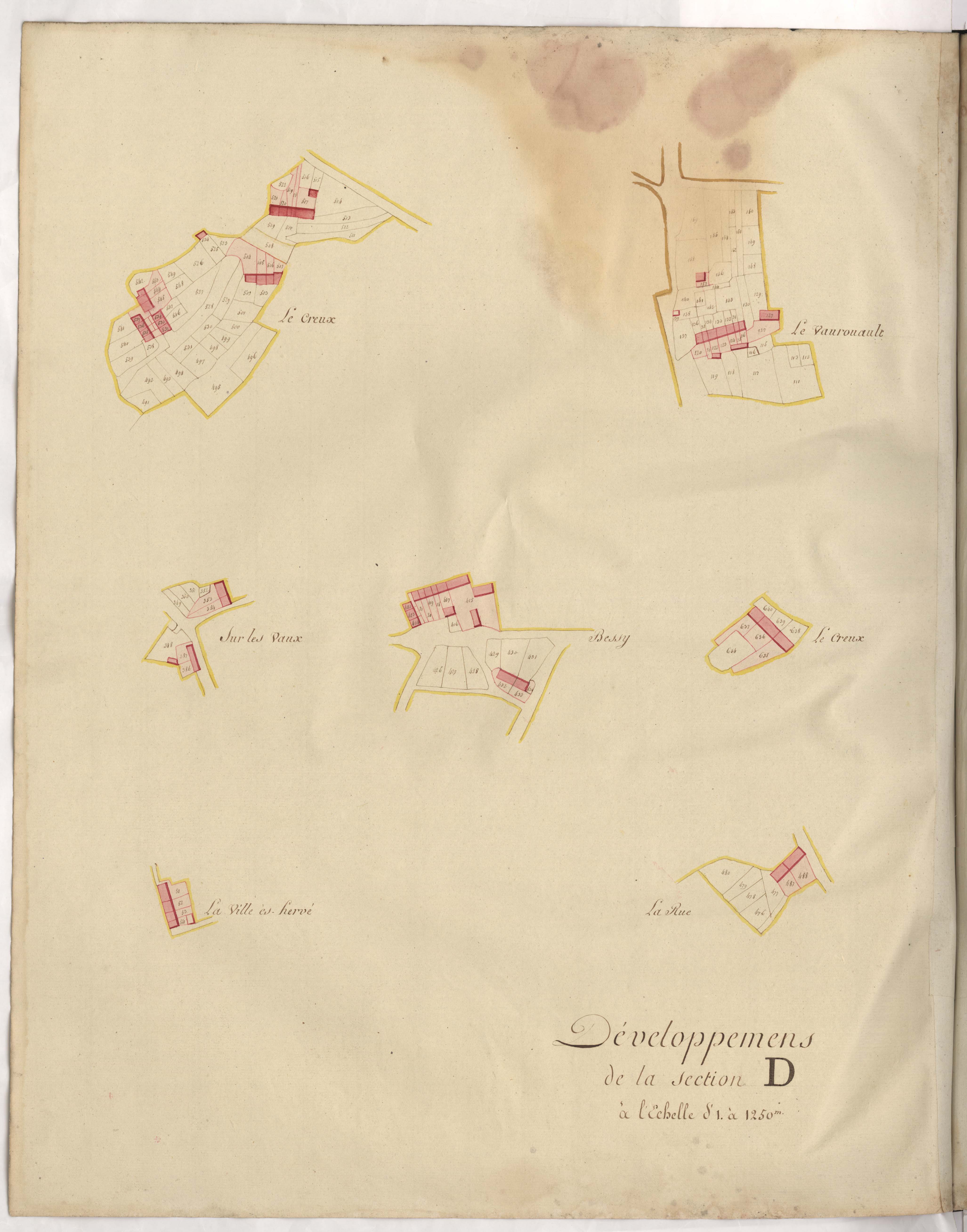 Brusvily - Section C, 1re feuille