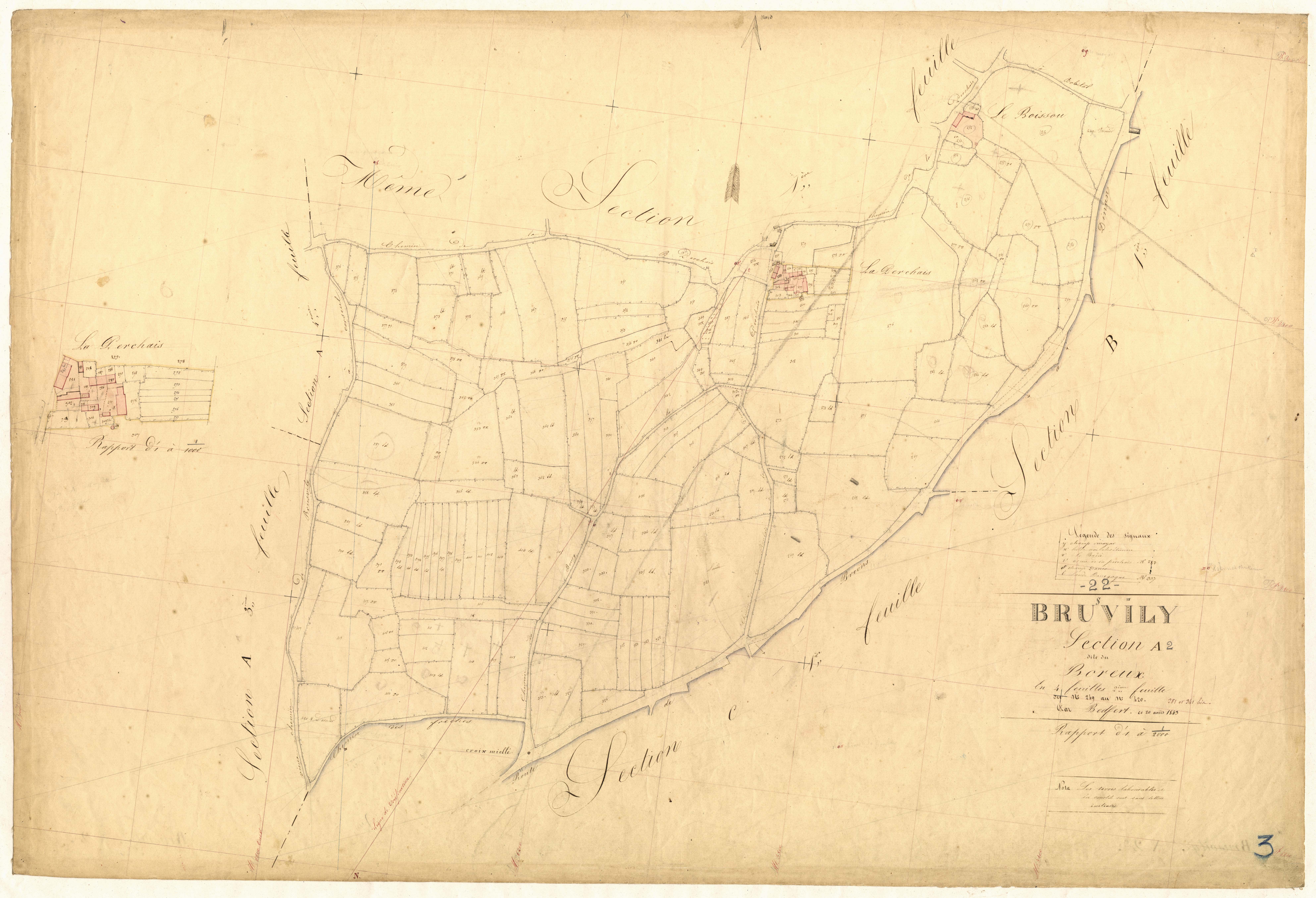 Brusvily - Section A, 2e feuille