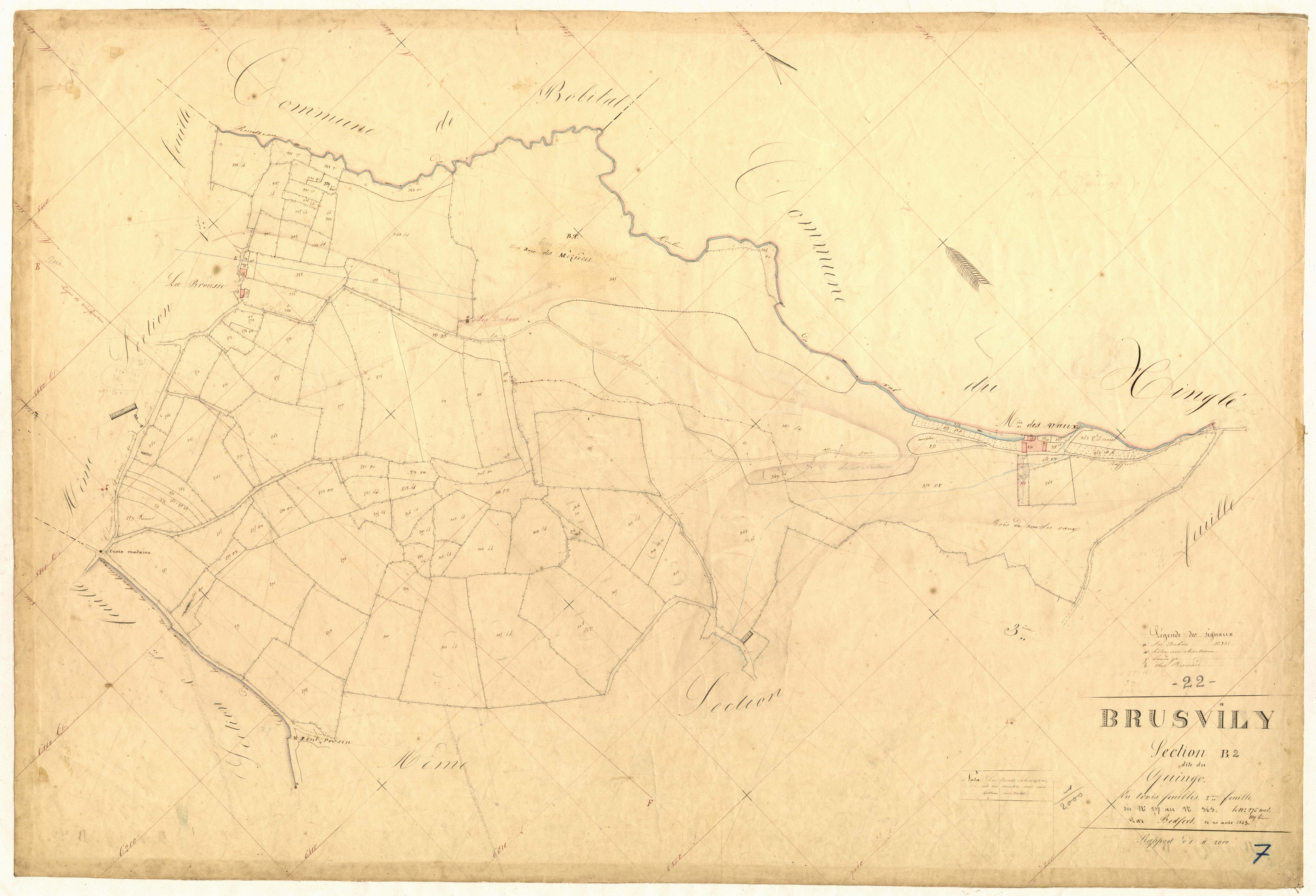 Brusvily - Section B, 2e feuille