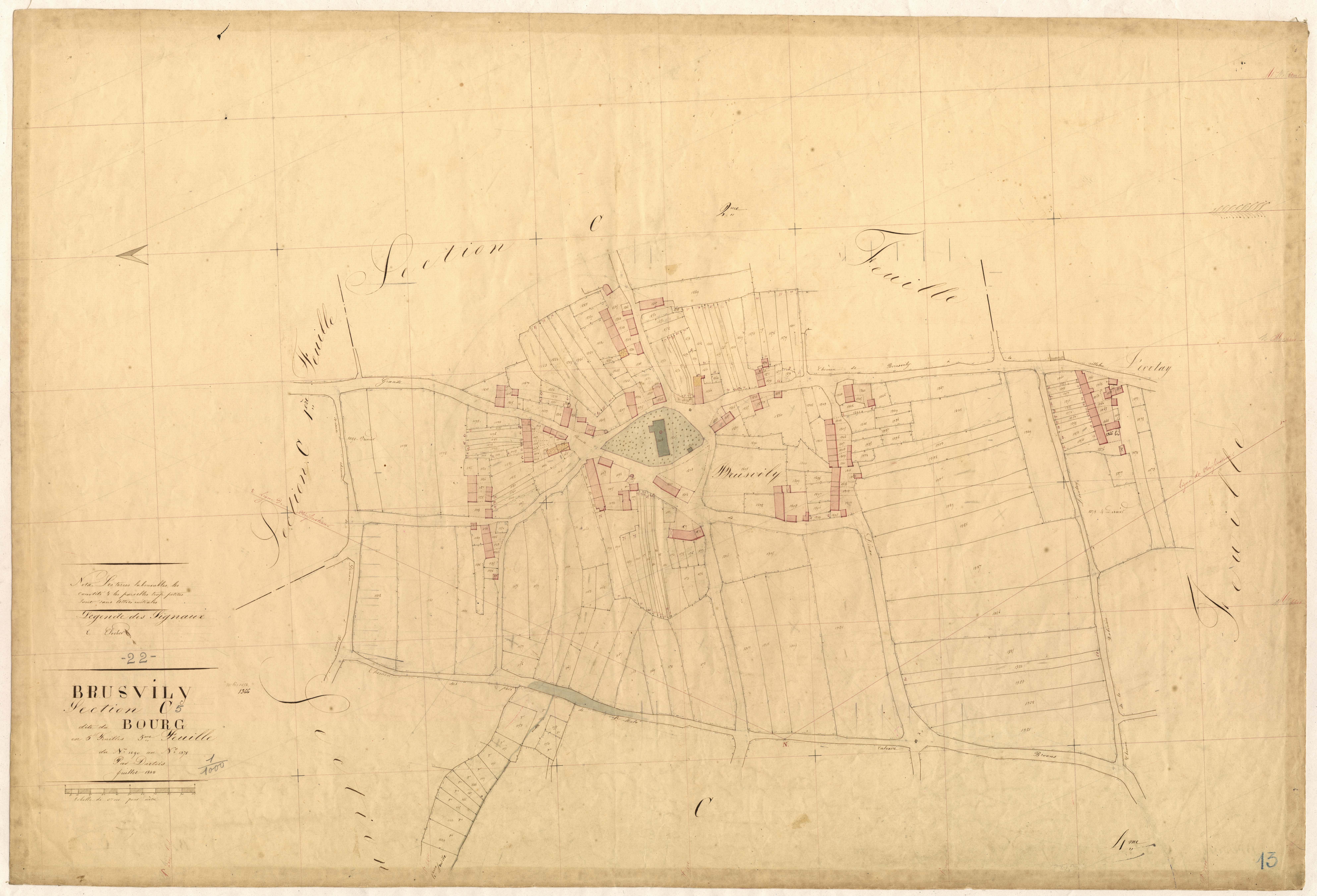 Brusvily - Section C, 5e feuille