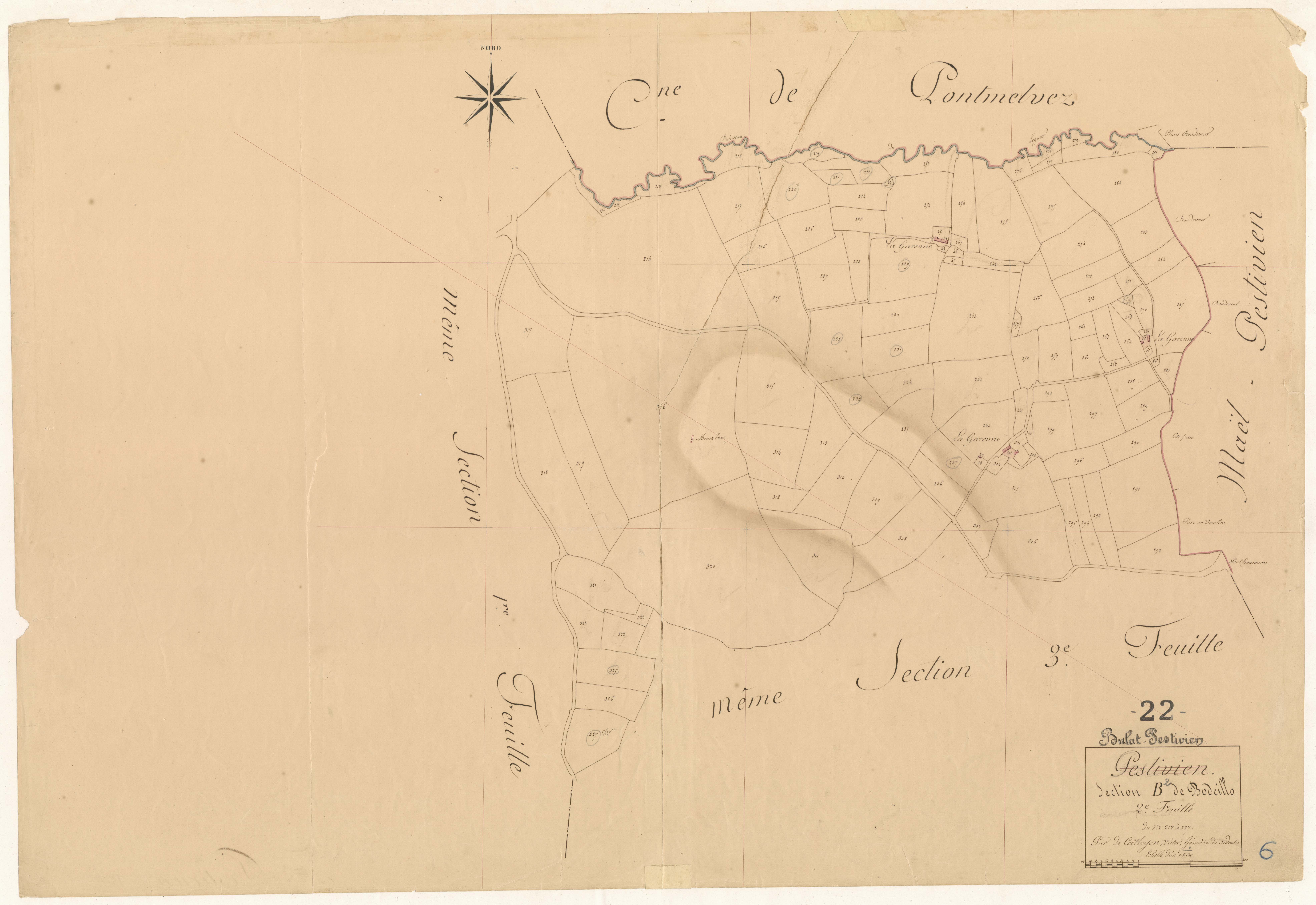 Bulat-Pestivien - Section B, 2e feuille