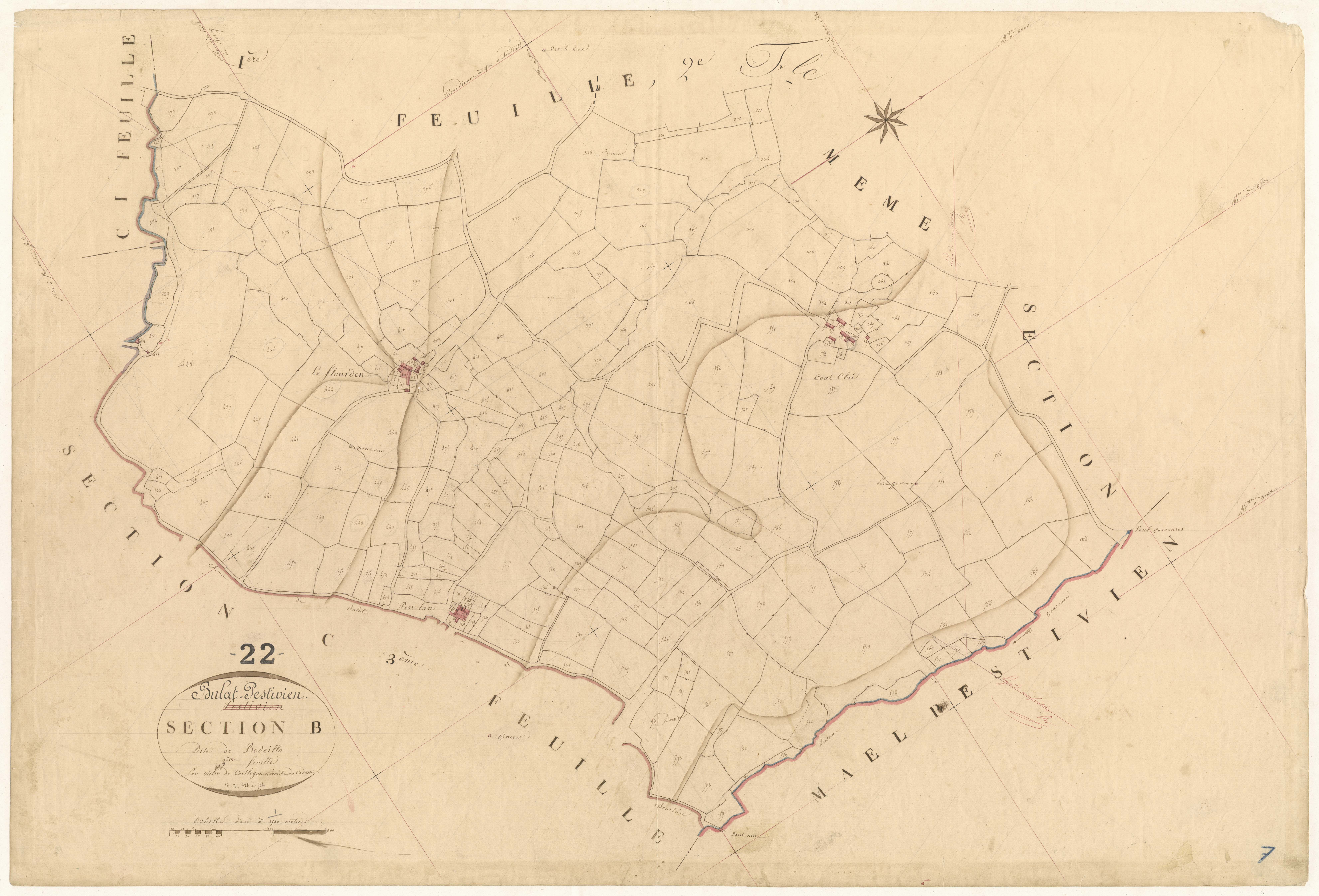 Bulat-Pestivien - Section B, 3e feuille