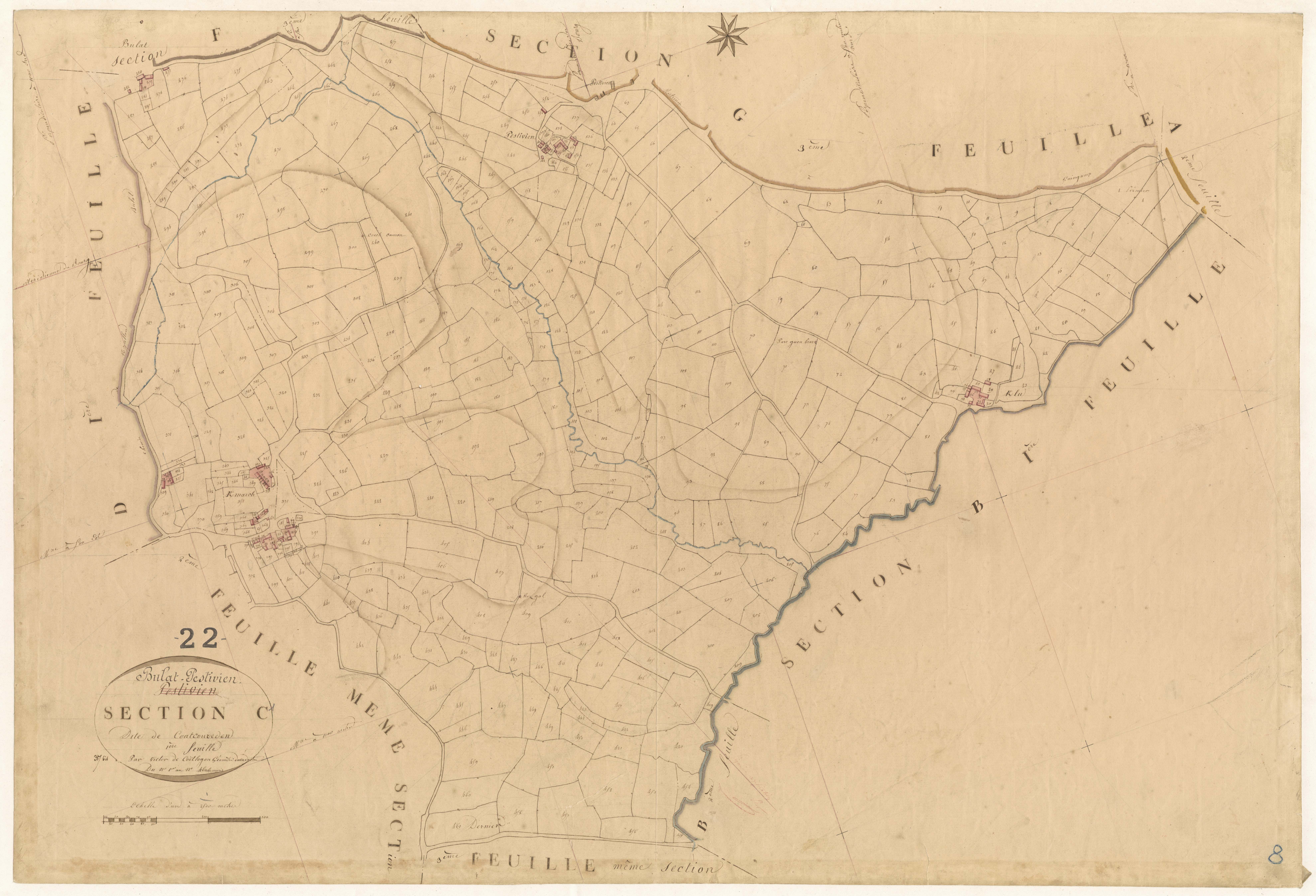Bulat-Pestivien - Section C, 1re feuille