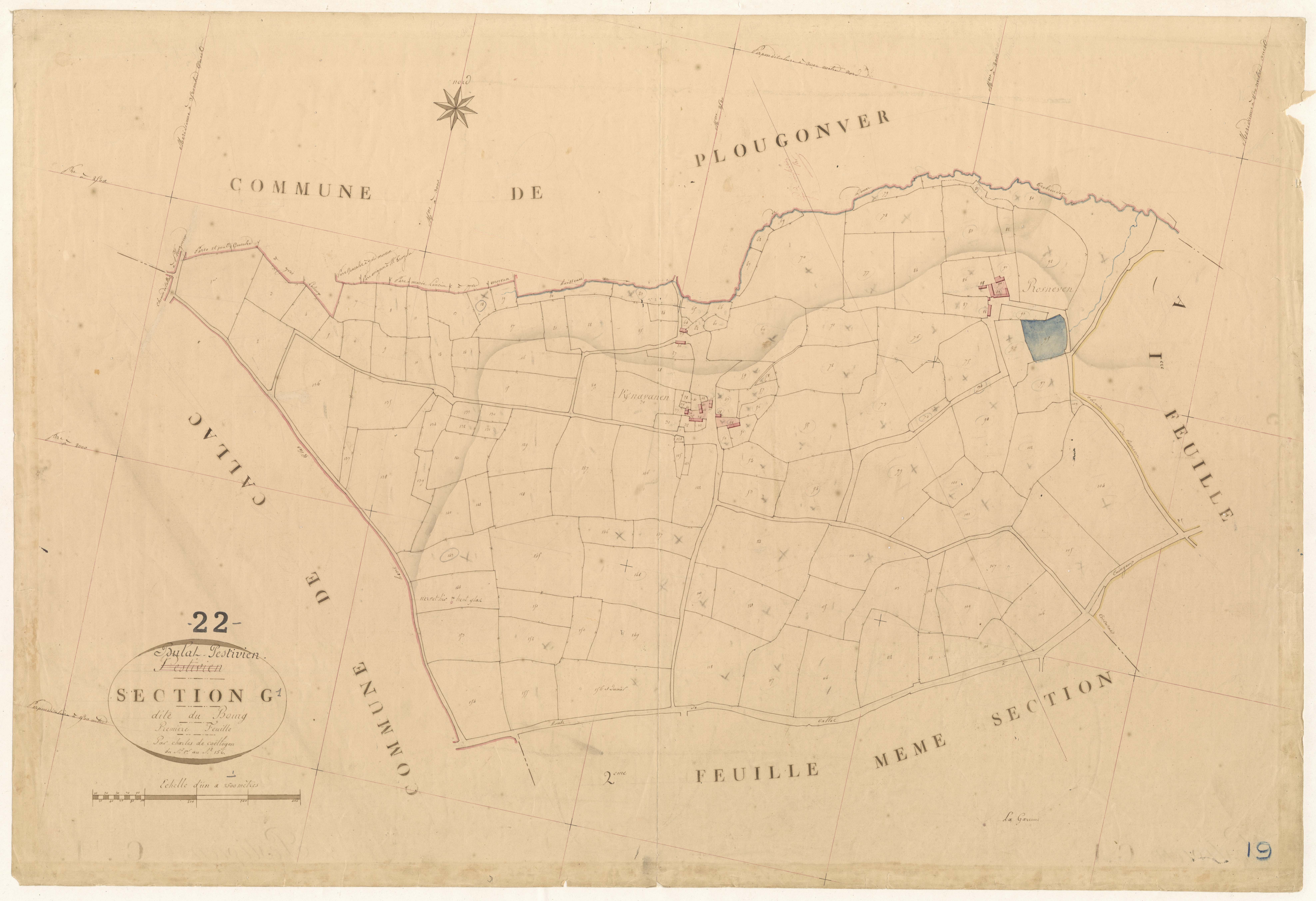 Bulat-Pestivien - Section G, 1re feuille