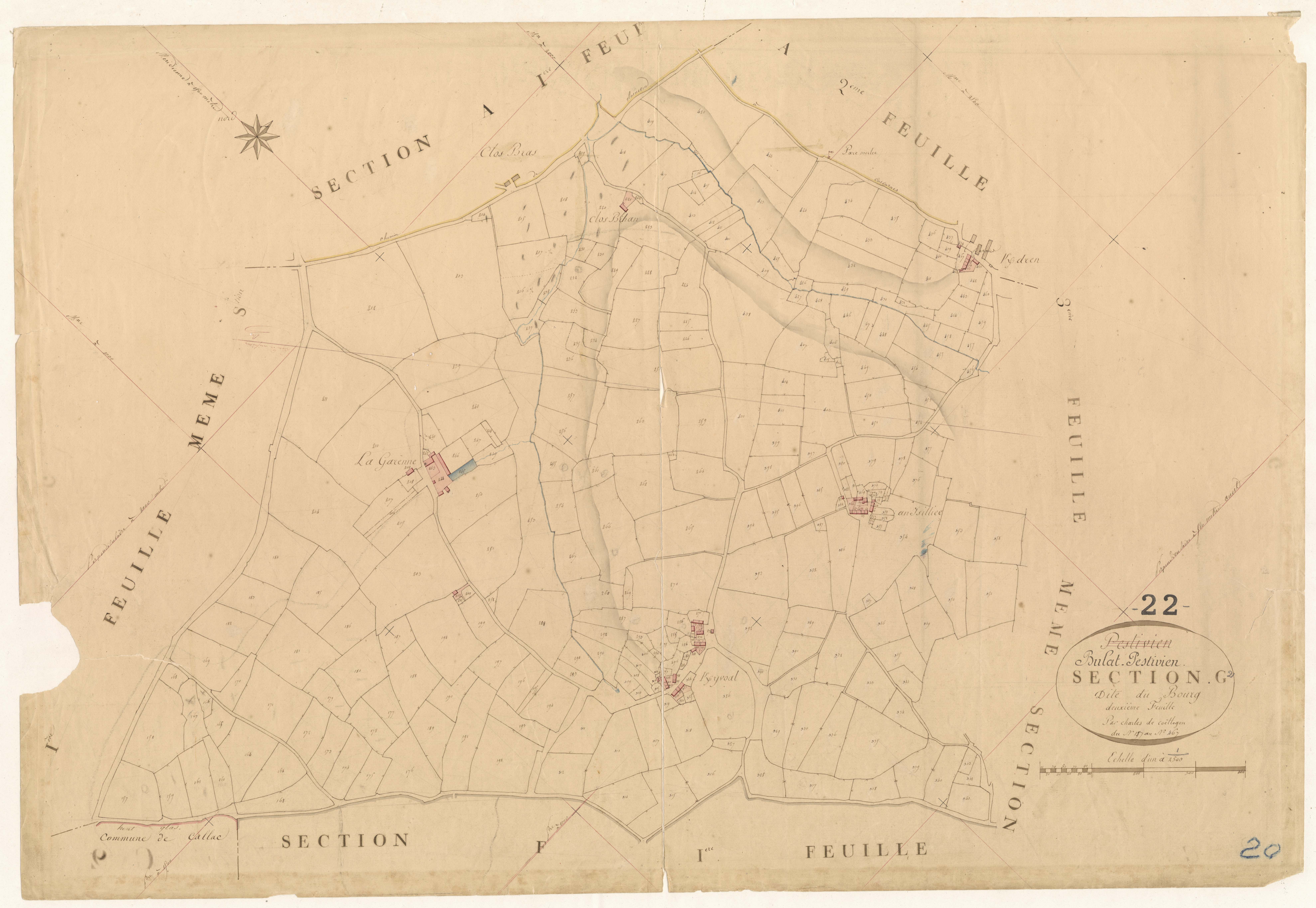 Bulat-Pestivien - Section G, 2e feuille