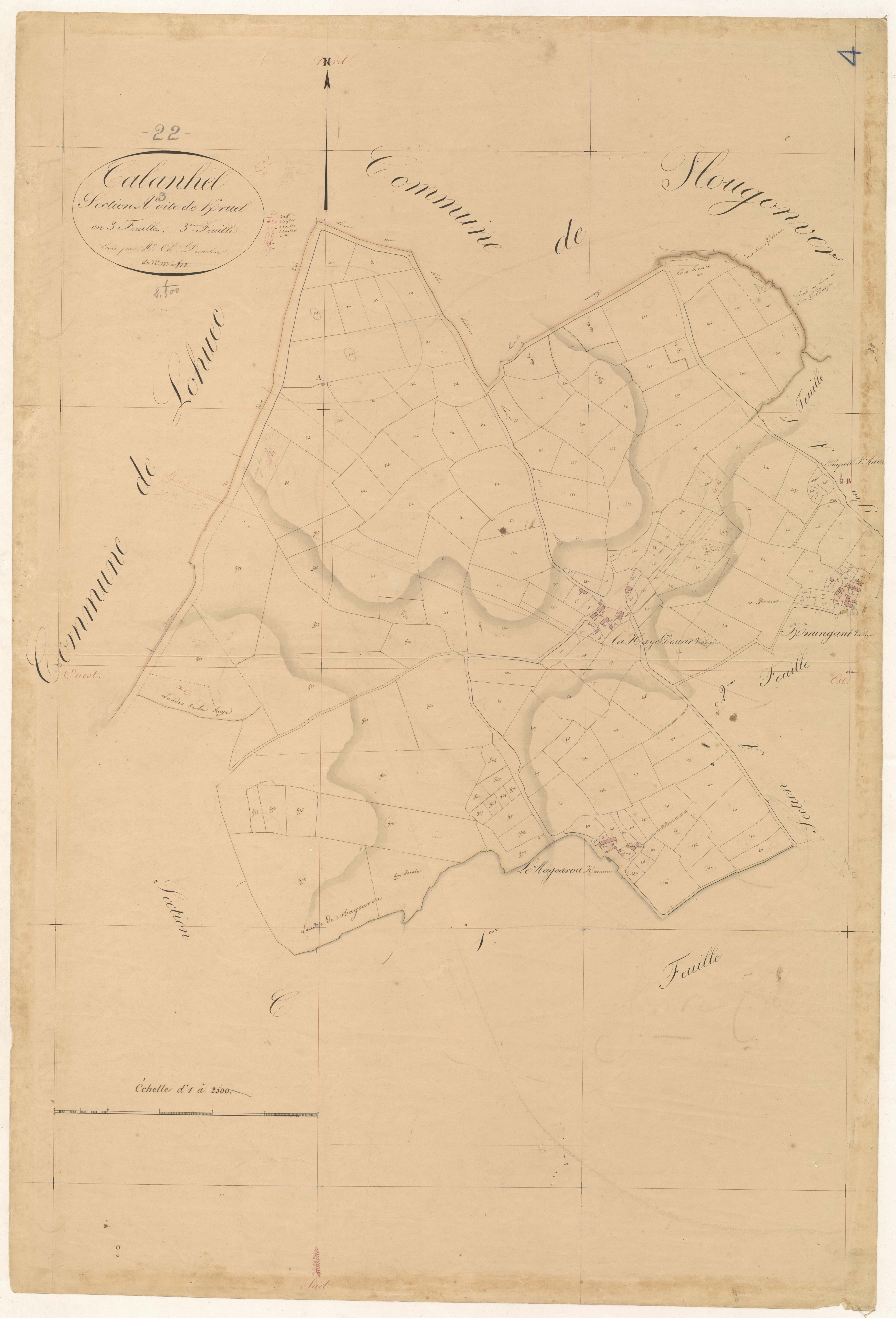 Calanhel - Section A, 3e feuille