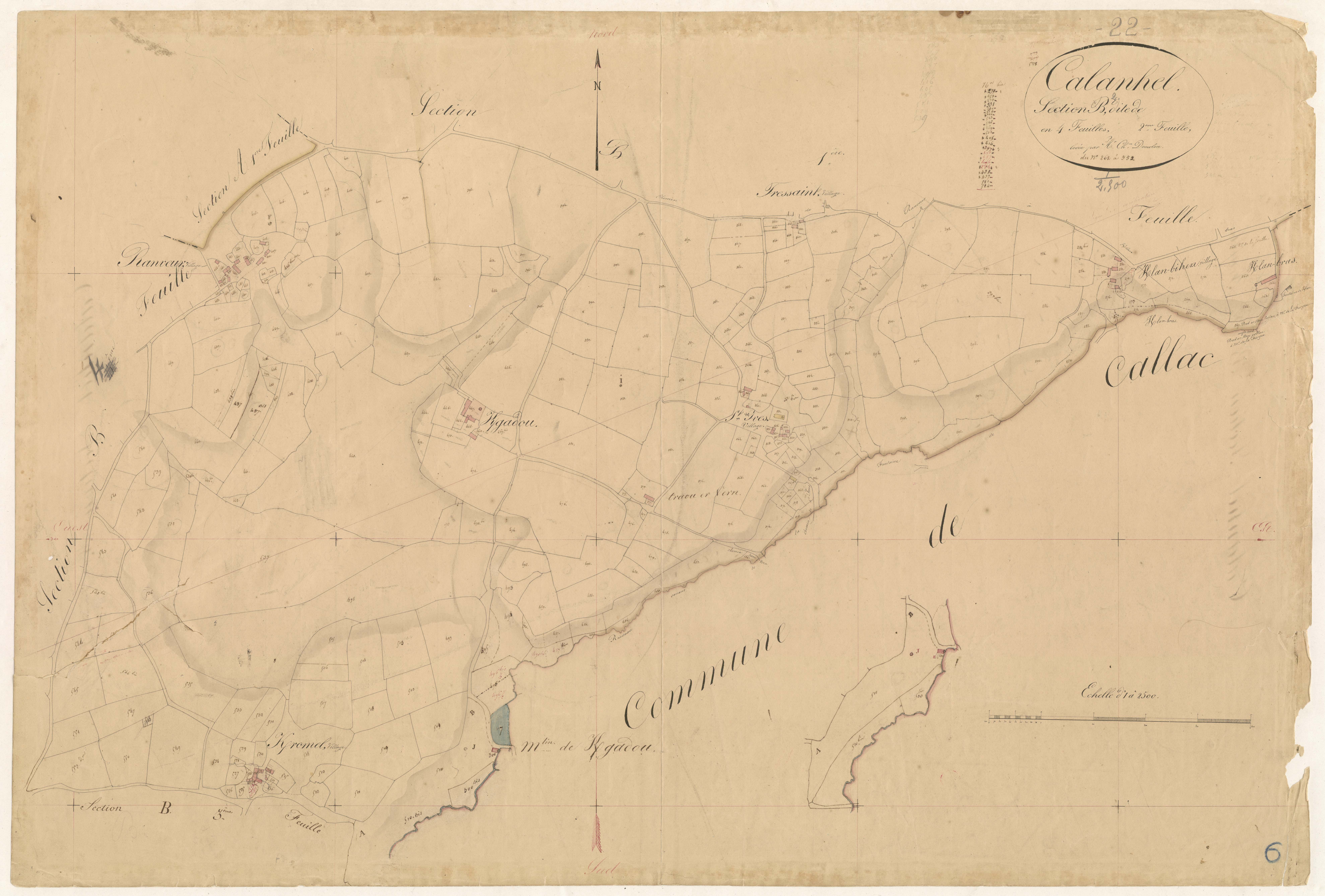 Calanhel - Section B, 2e feuille