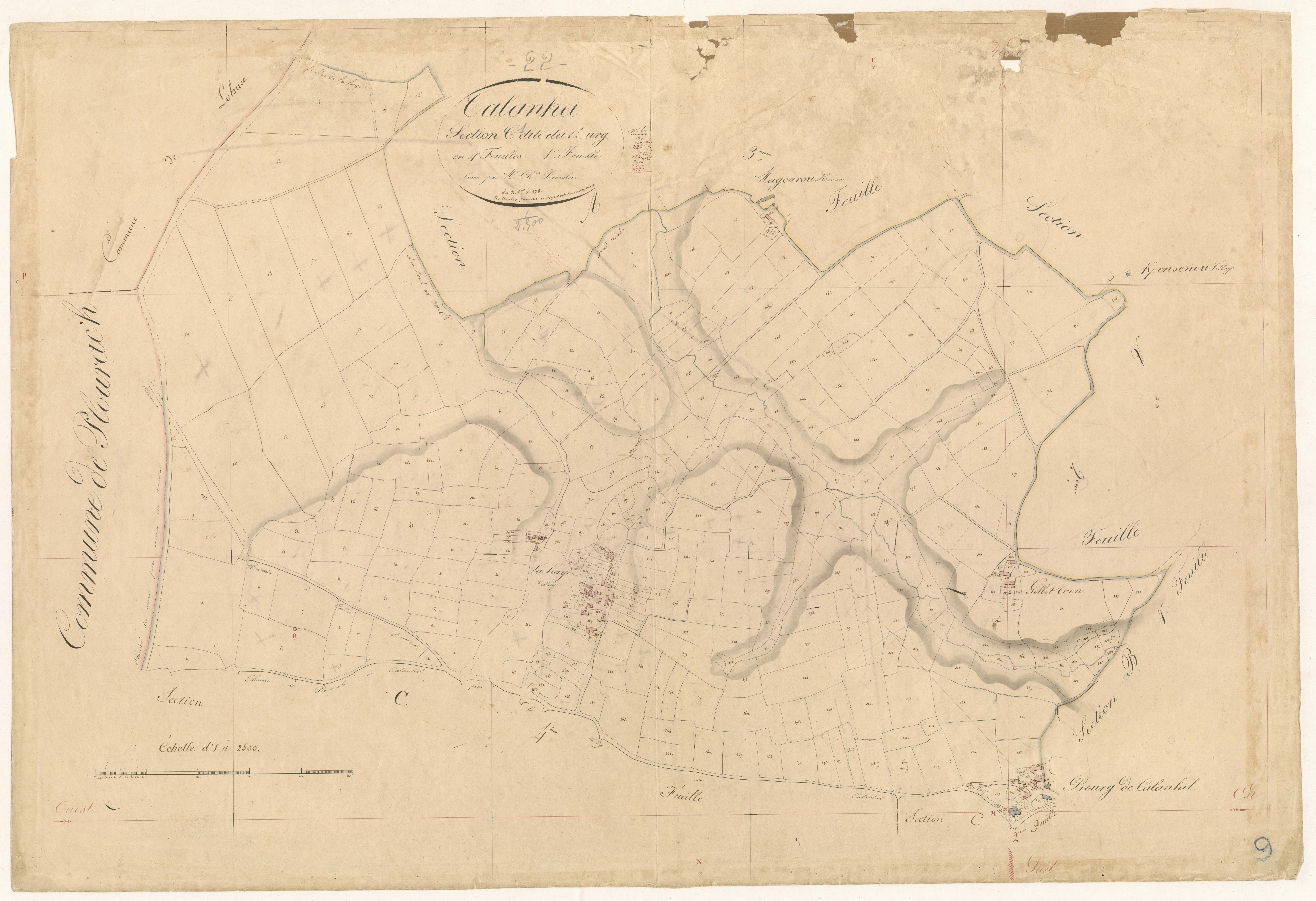 Calanhel - Section C, 1re feuille