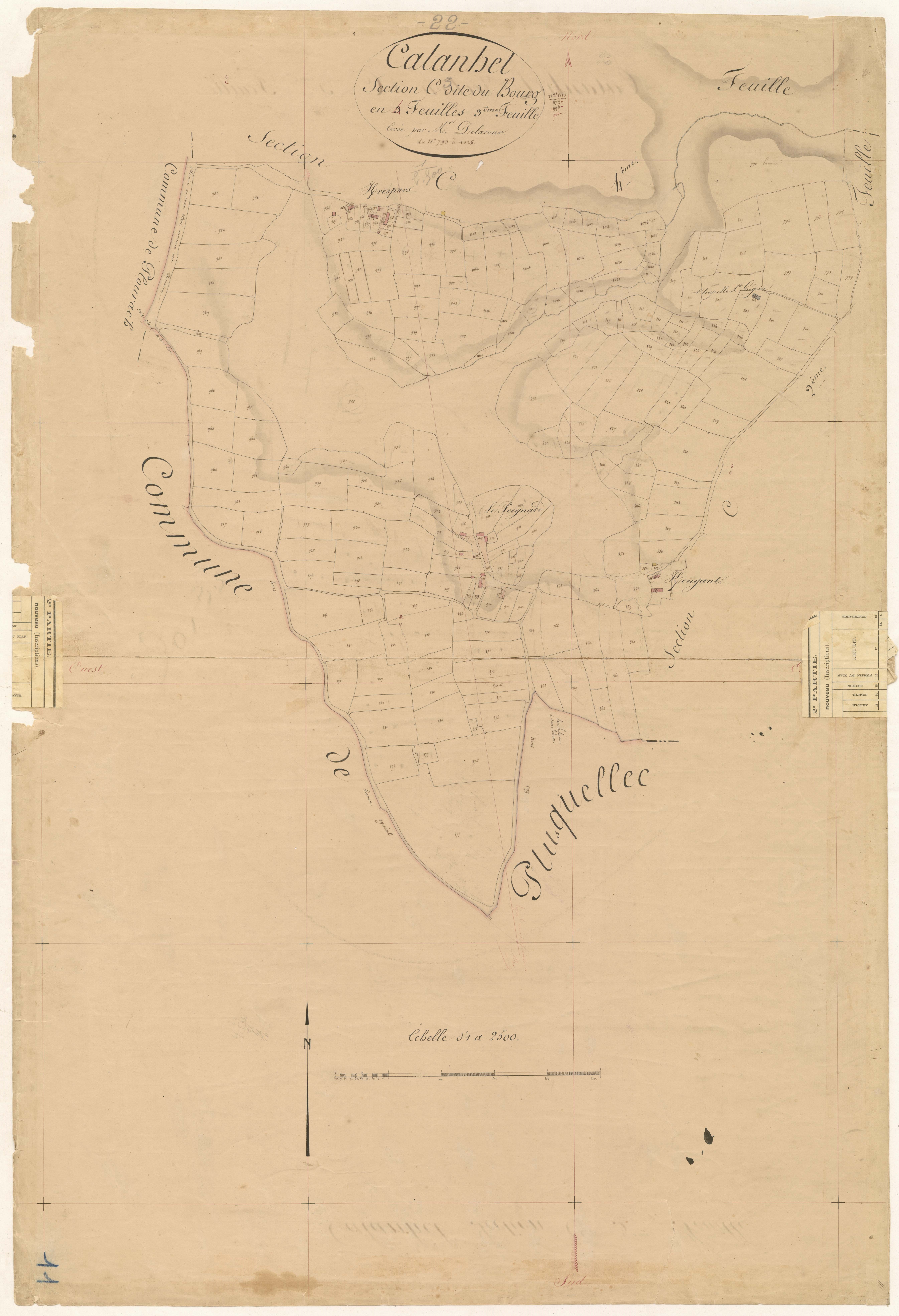Calanhel - Section C, 3e feuille