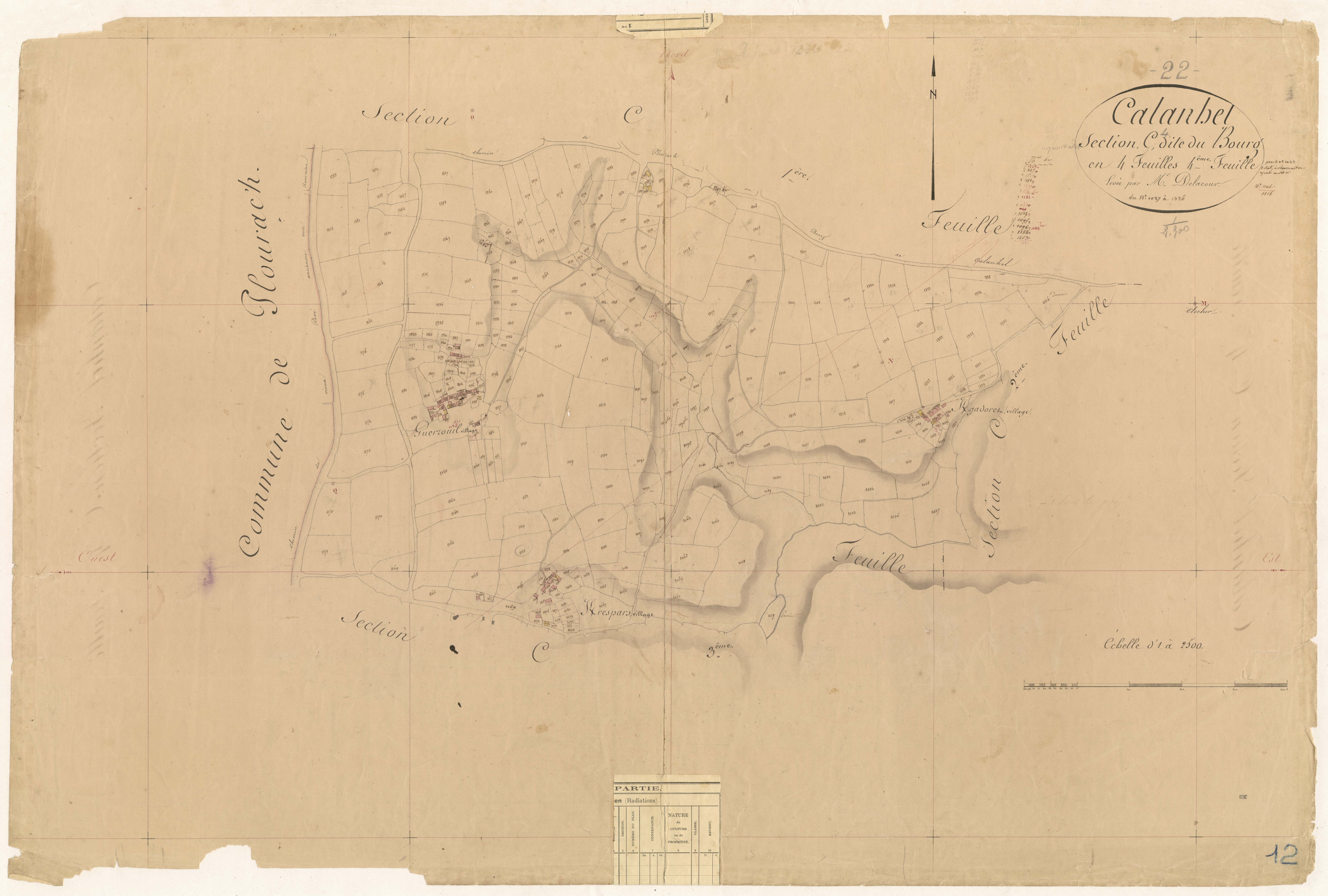 Calanhel - Section C, 4e feuille