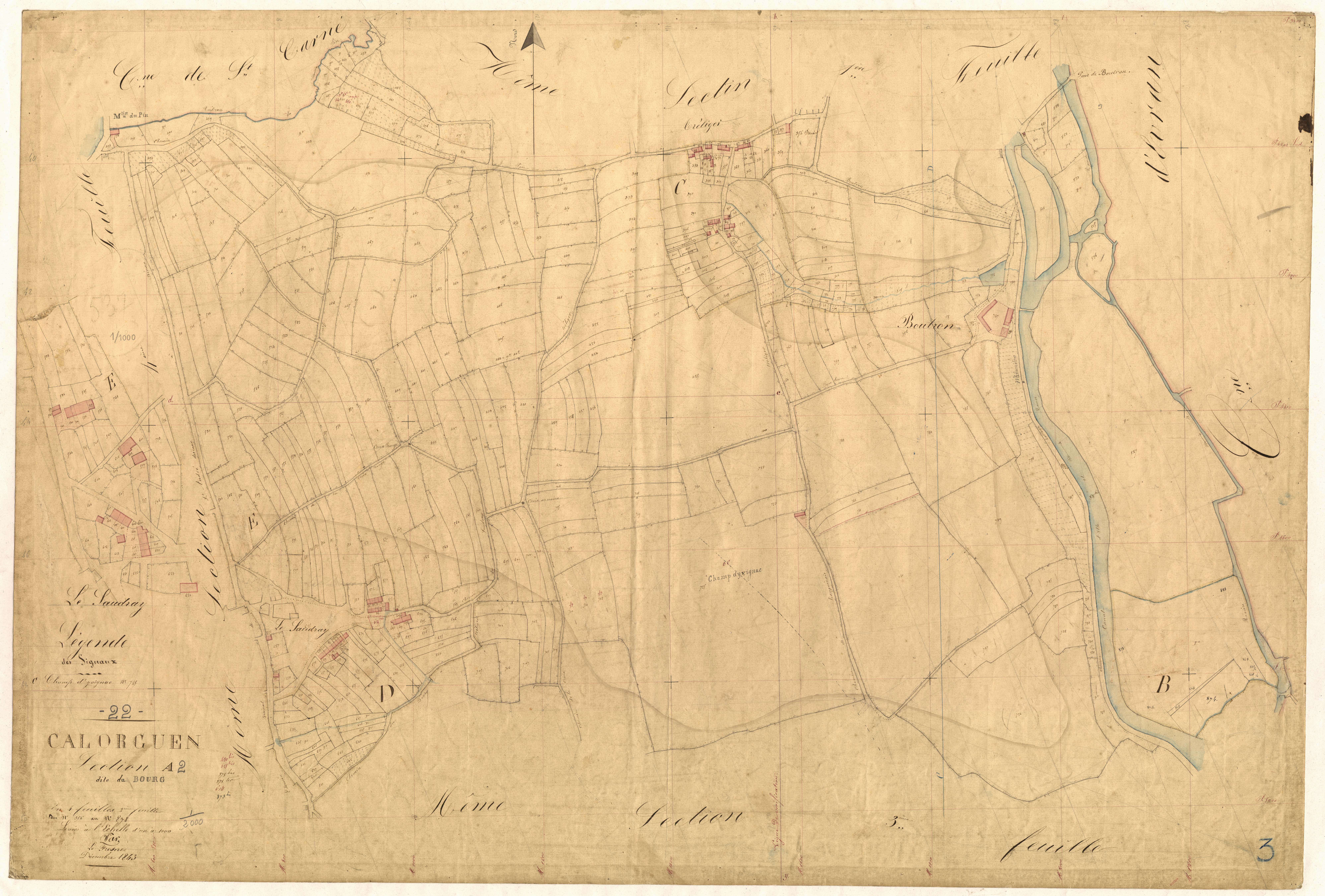 Calorguen - Section A, 2e feuille