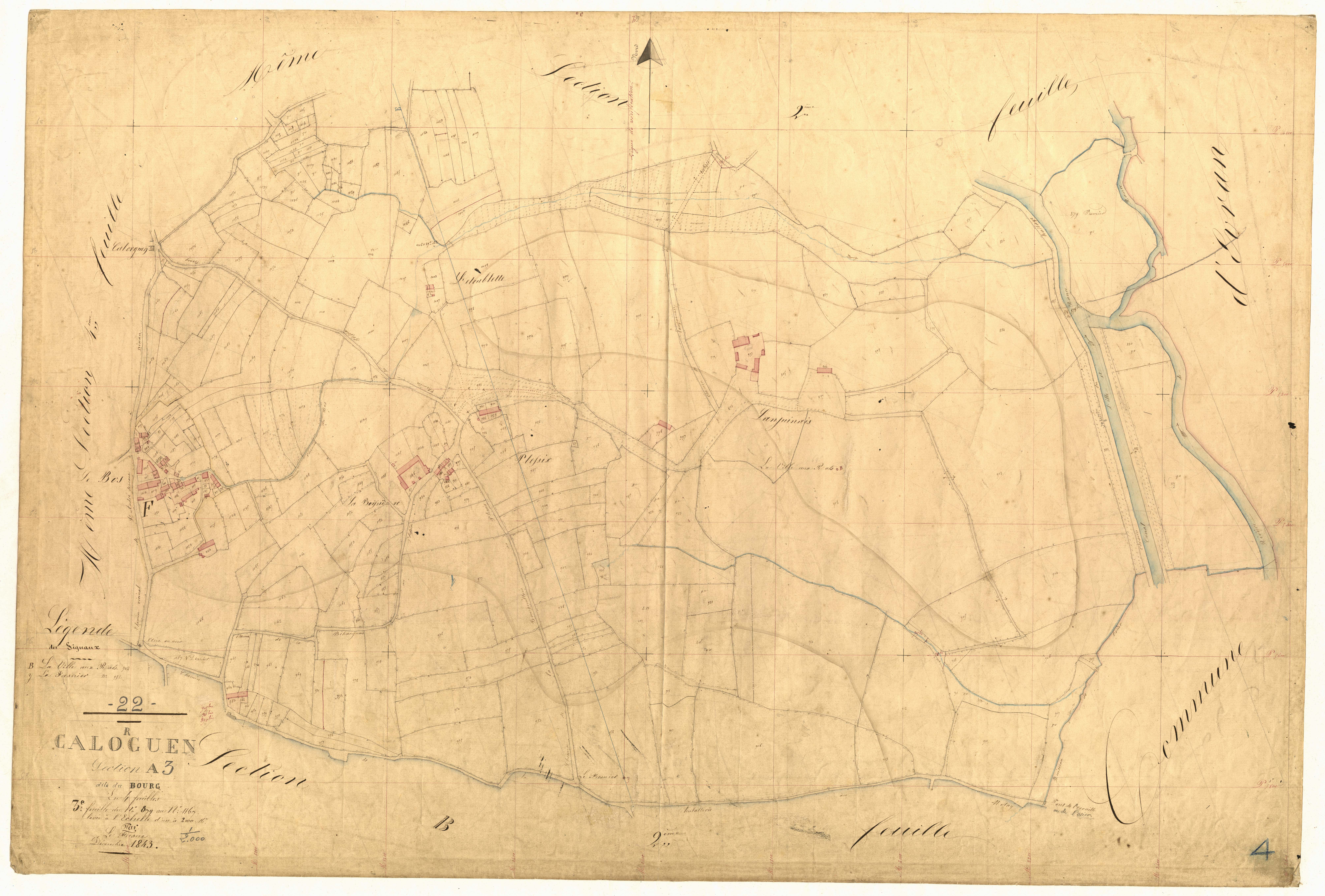 Calorguen - Section A, 3e feuille