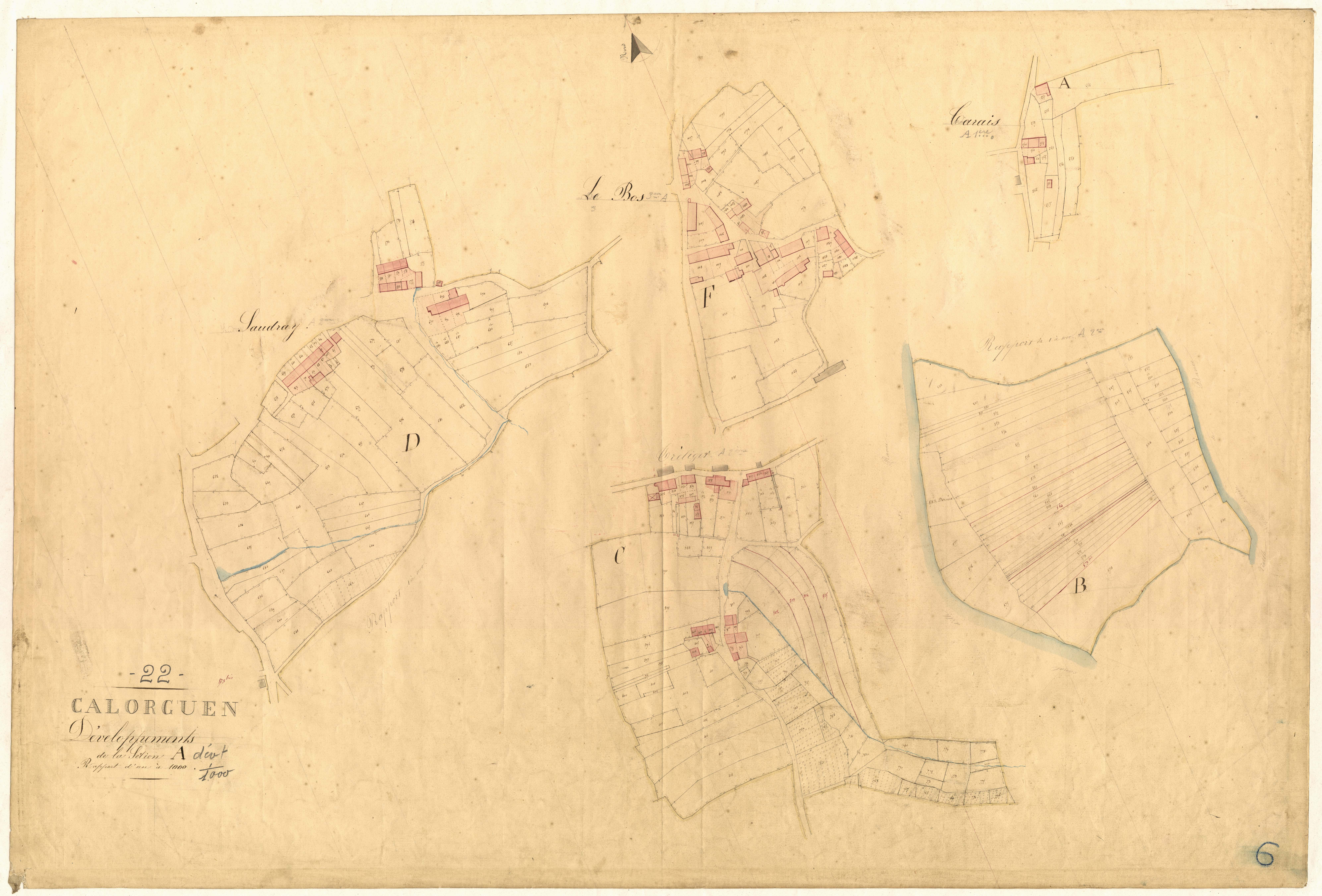 Calorguen - Section A, 4e feuille