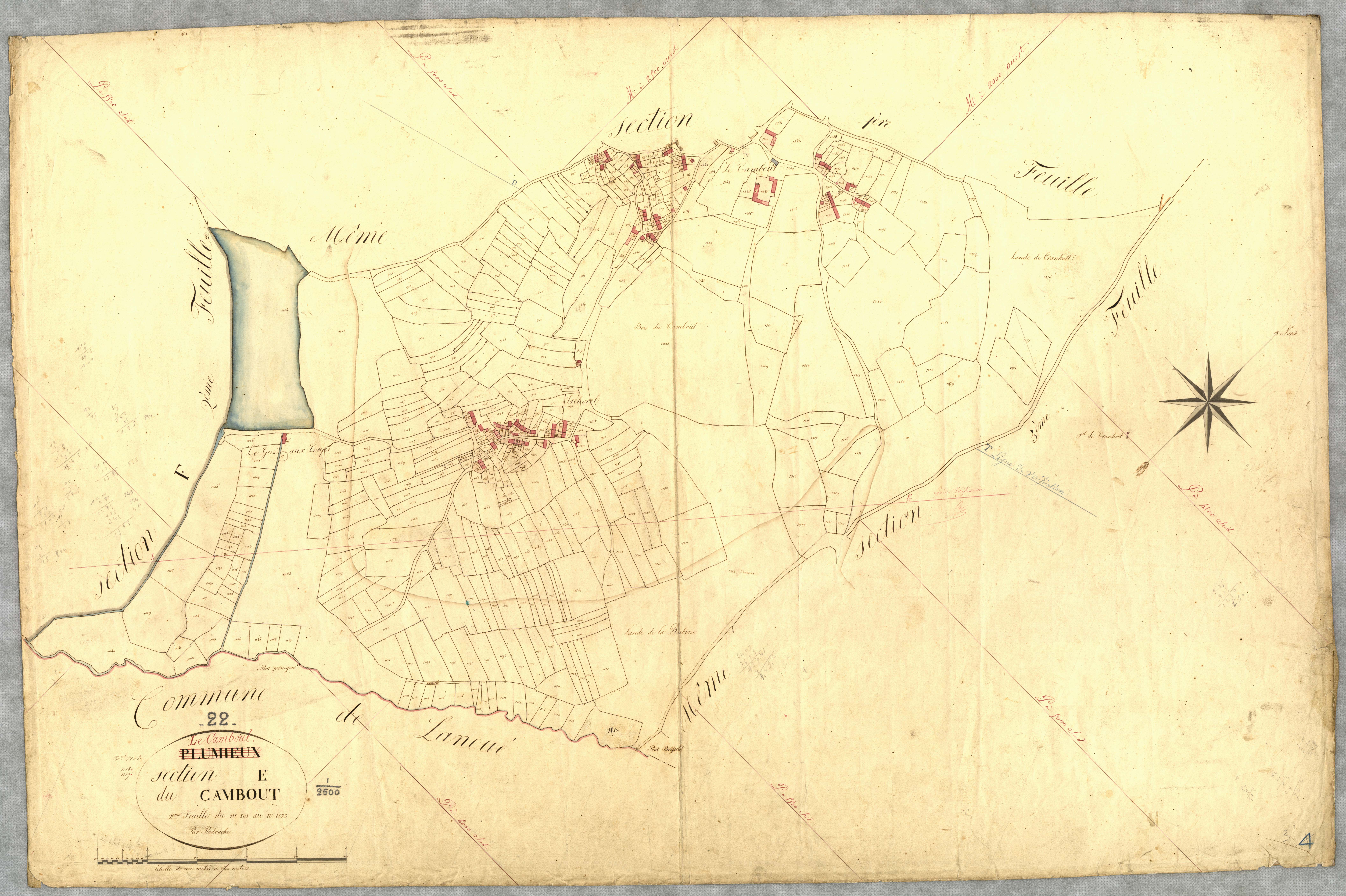 Le Cambout - Section E, 2e feuille