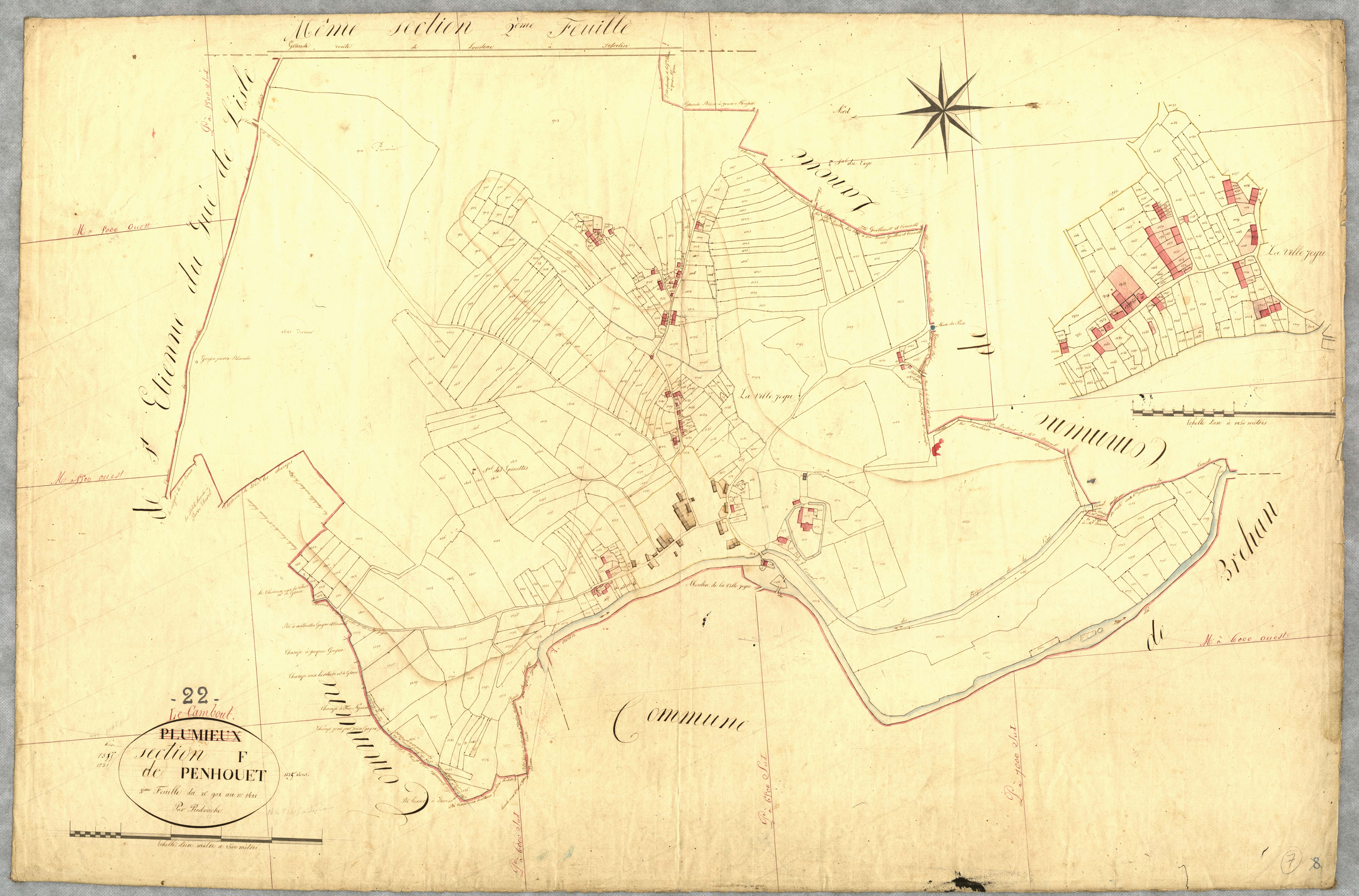Le Cambout - Section F, 3e feuille
