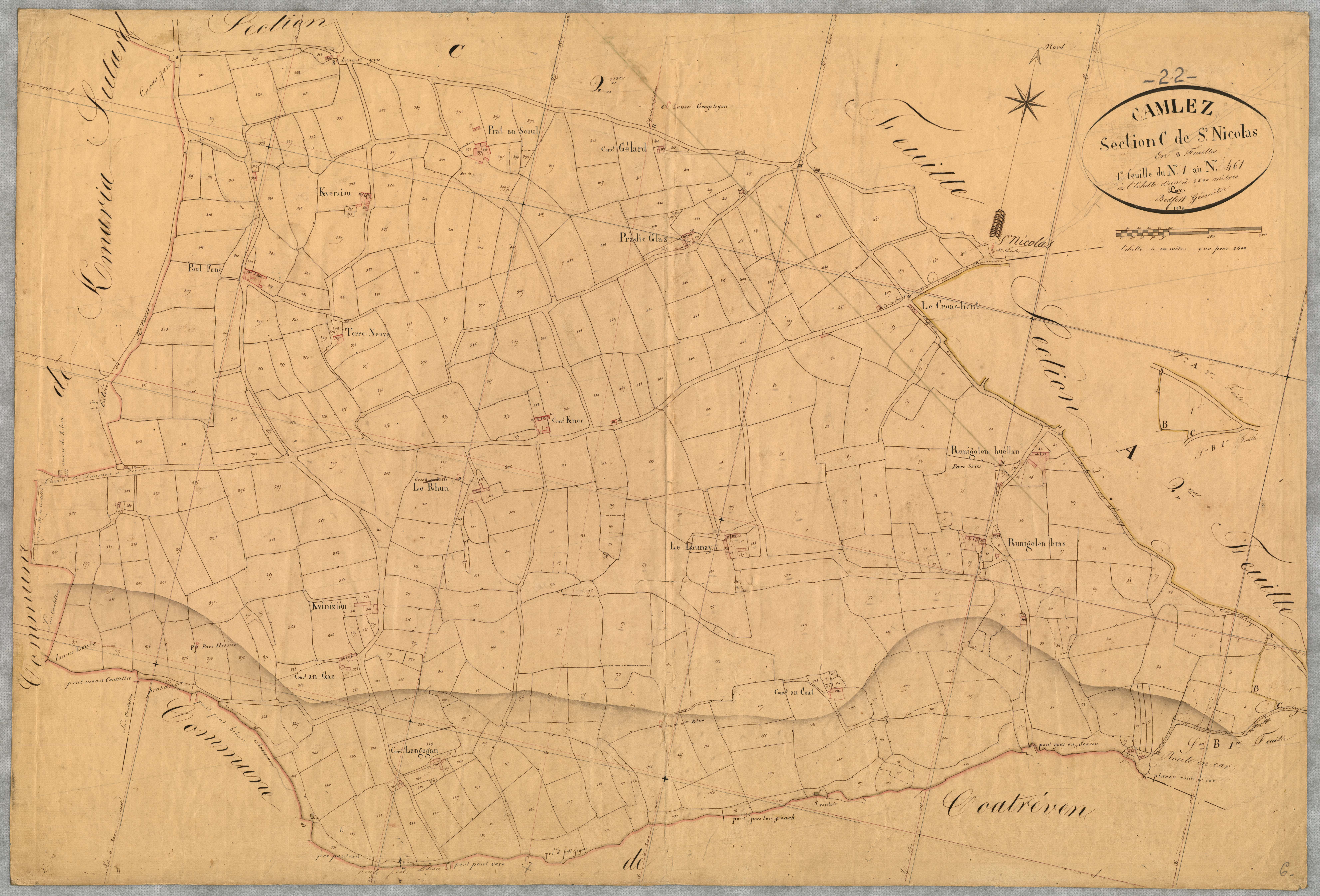 Camlez - Section C, 1re feuille