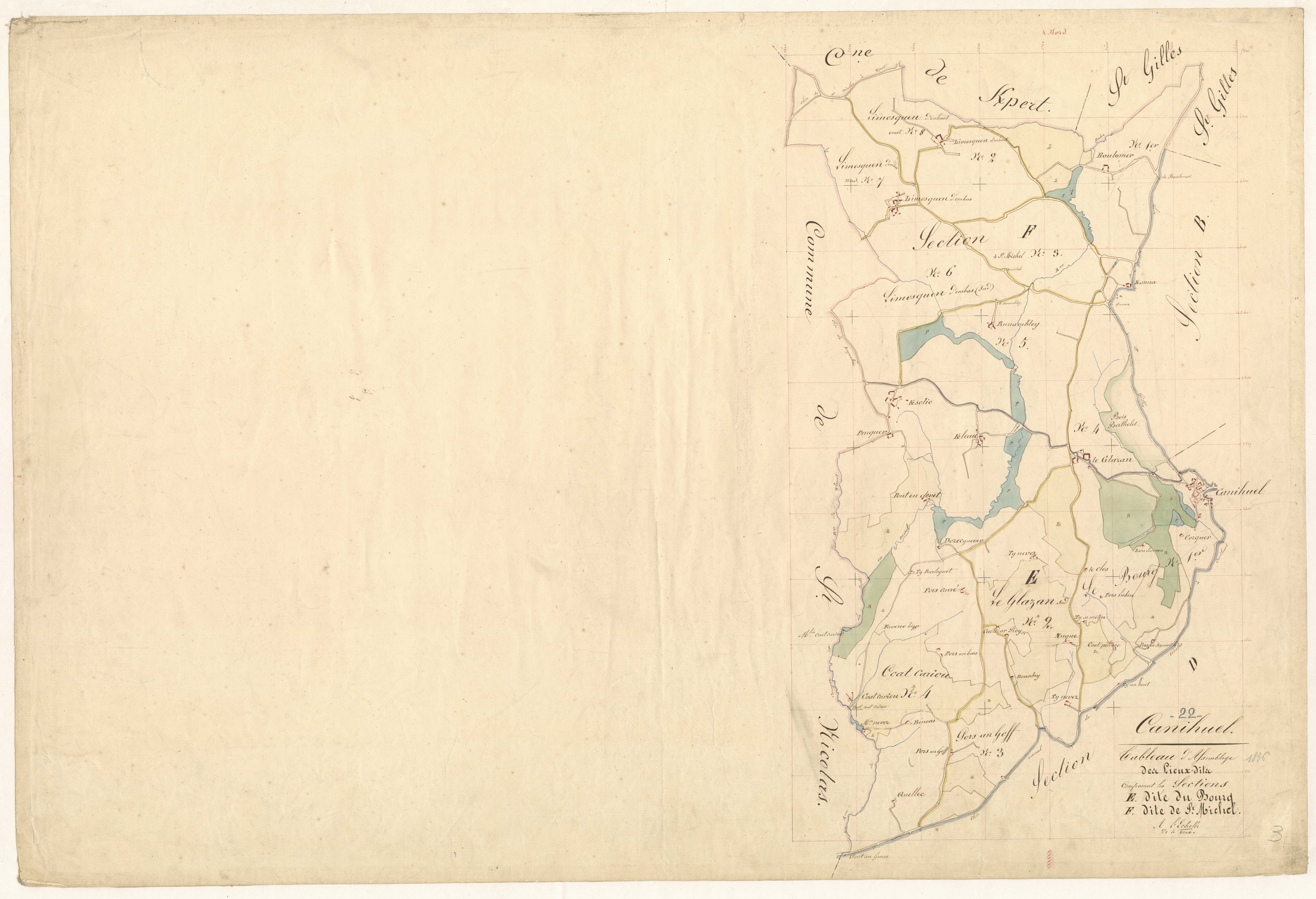 Canihuel - Section A, 2e feuille