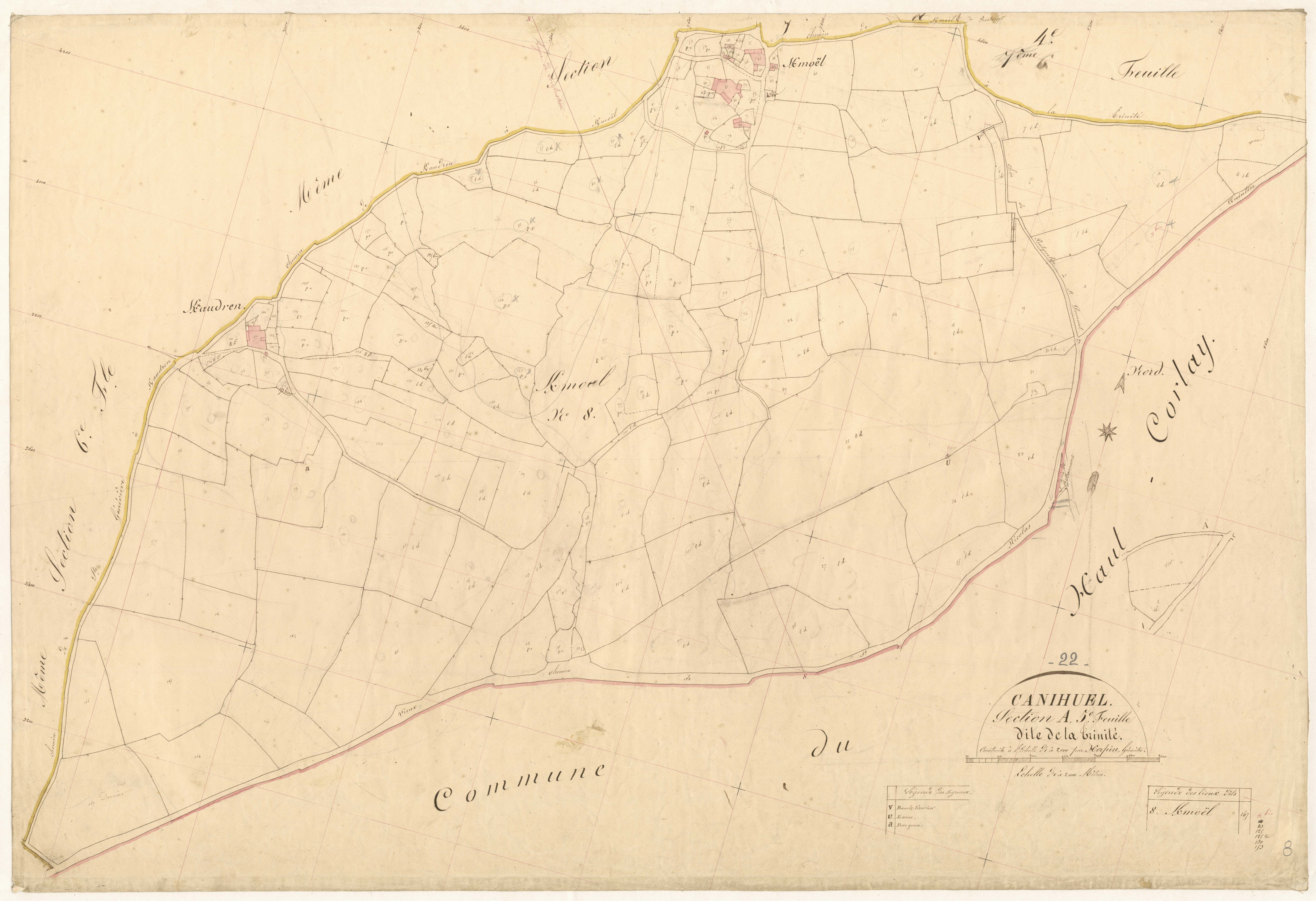 Canihuel - Section A, 7e feuille