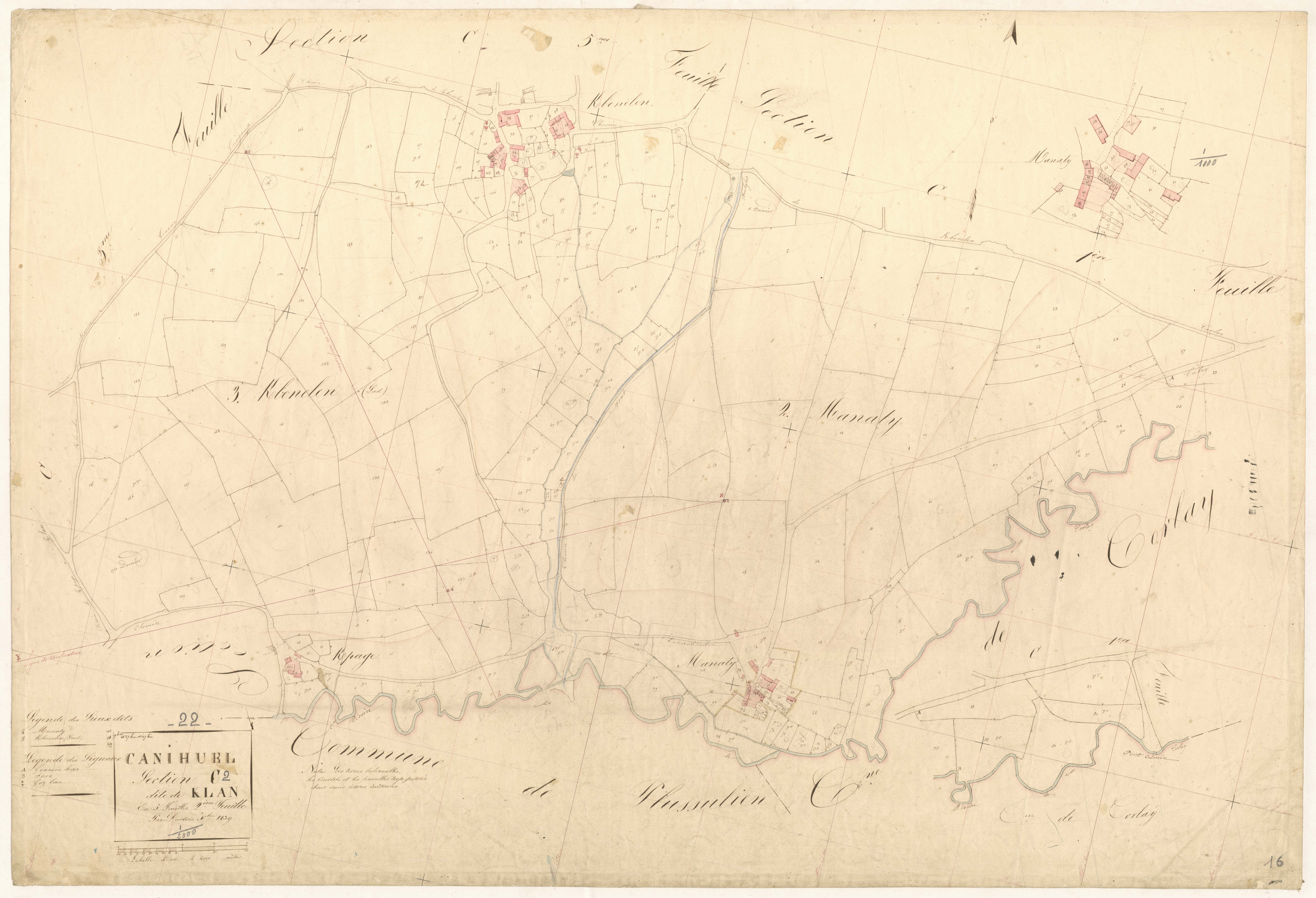 Canihuel - Section C, 3e feuille