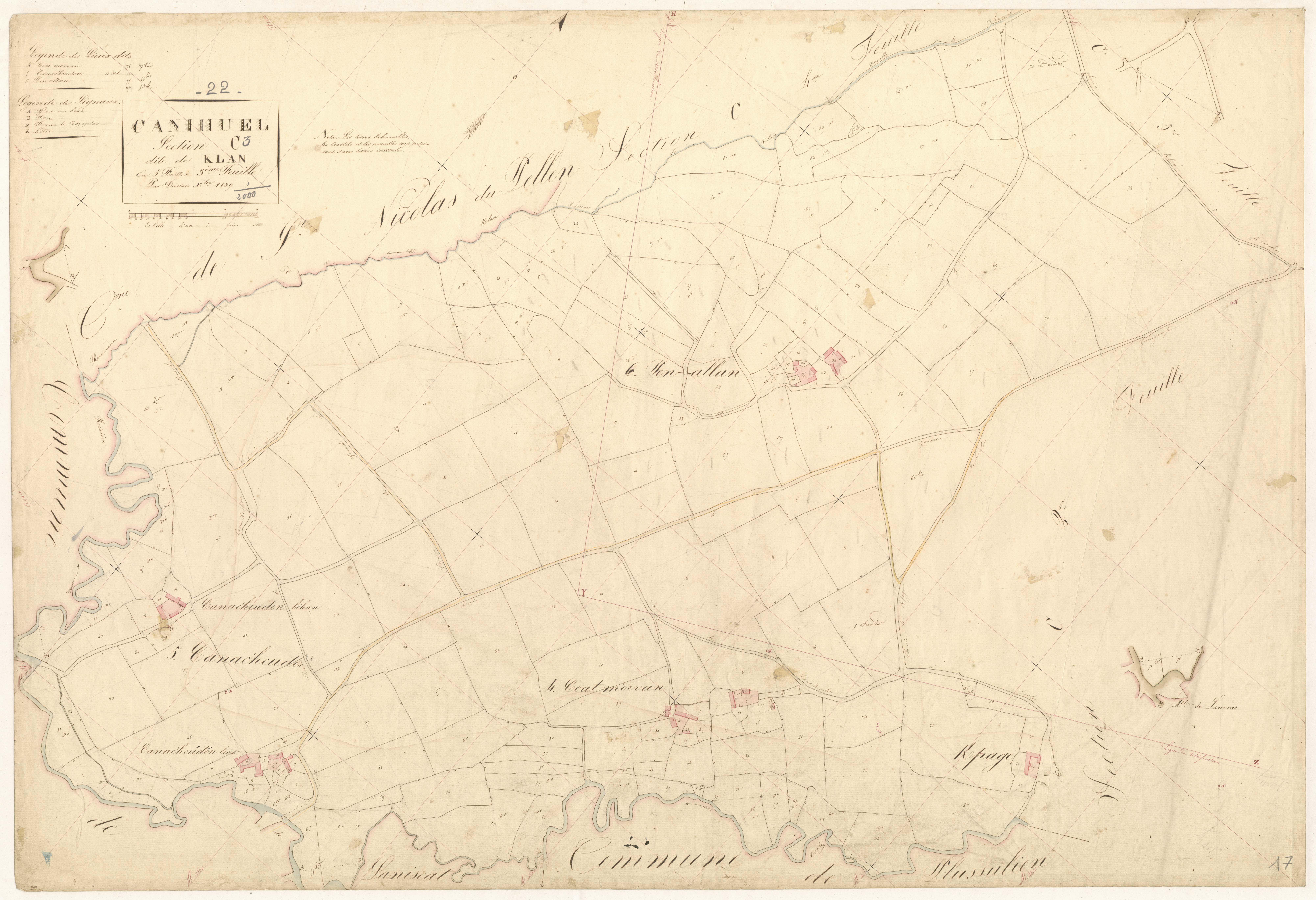 Canihuel - Section C, 4e feuille