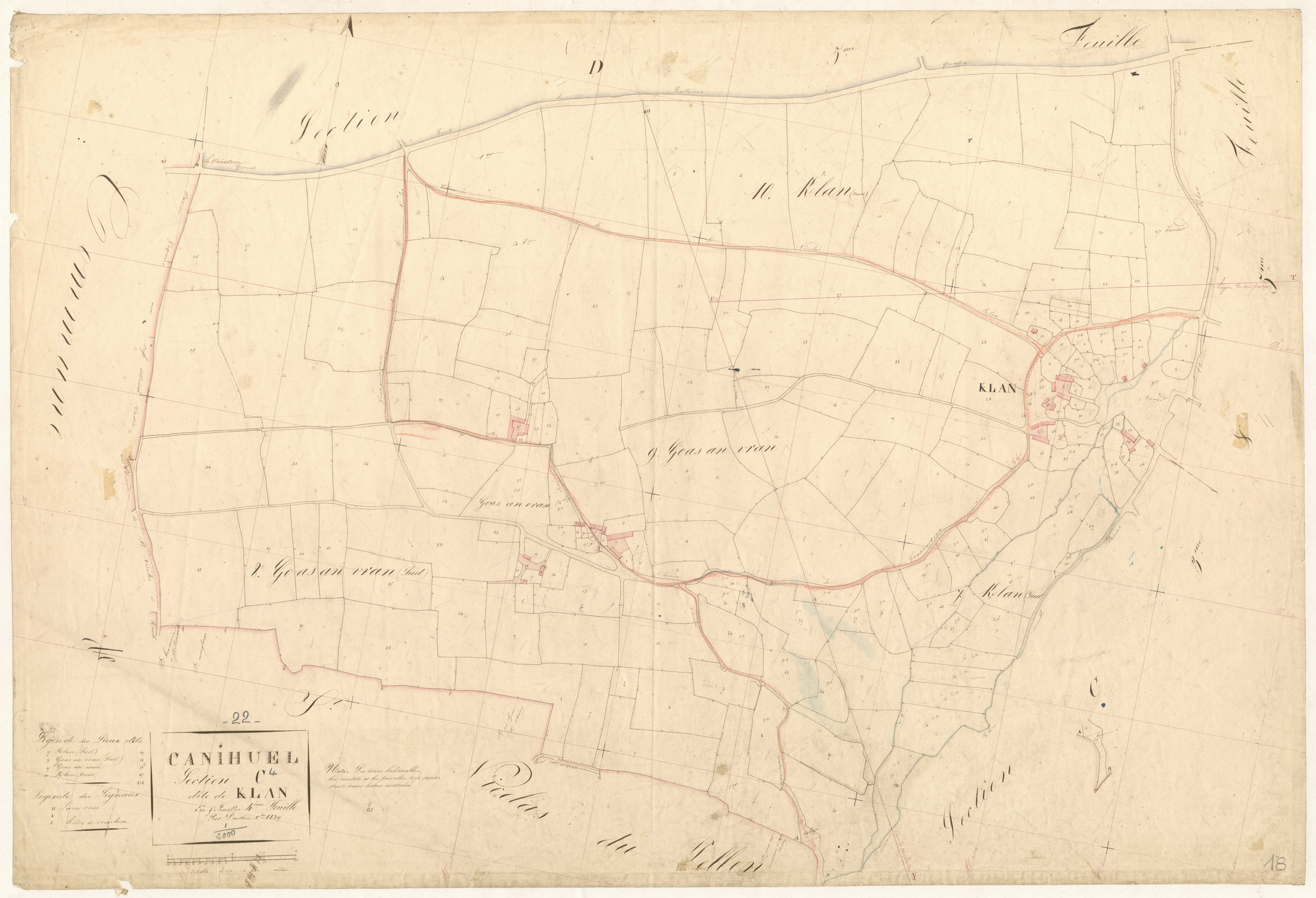 Canihuel - Section C, 5e feuille