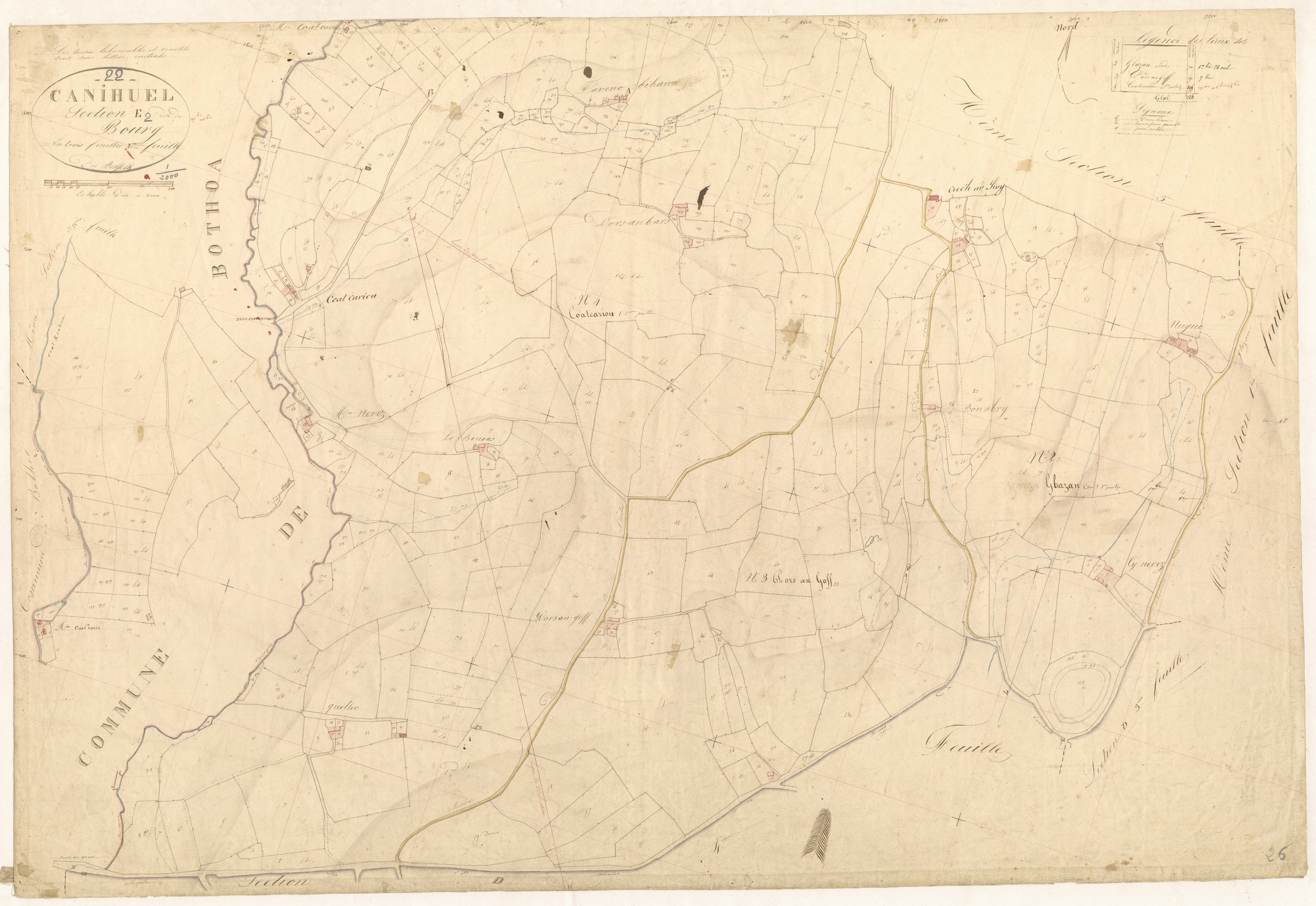 Canihuel - Section E, 2e feuille