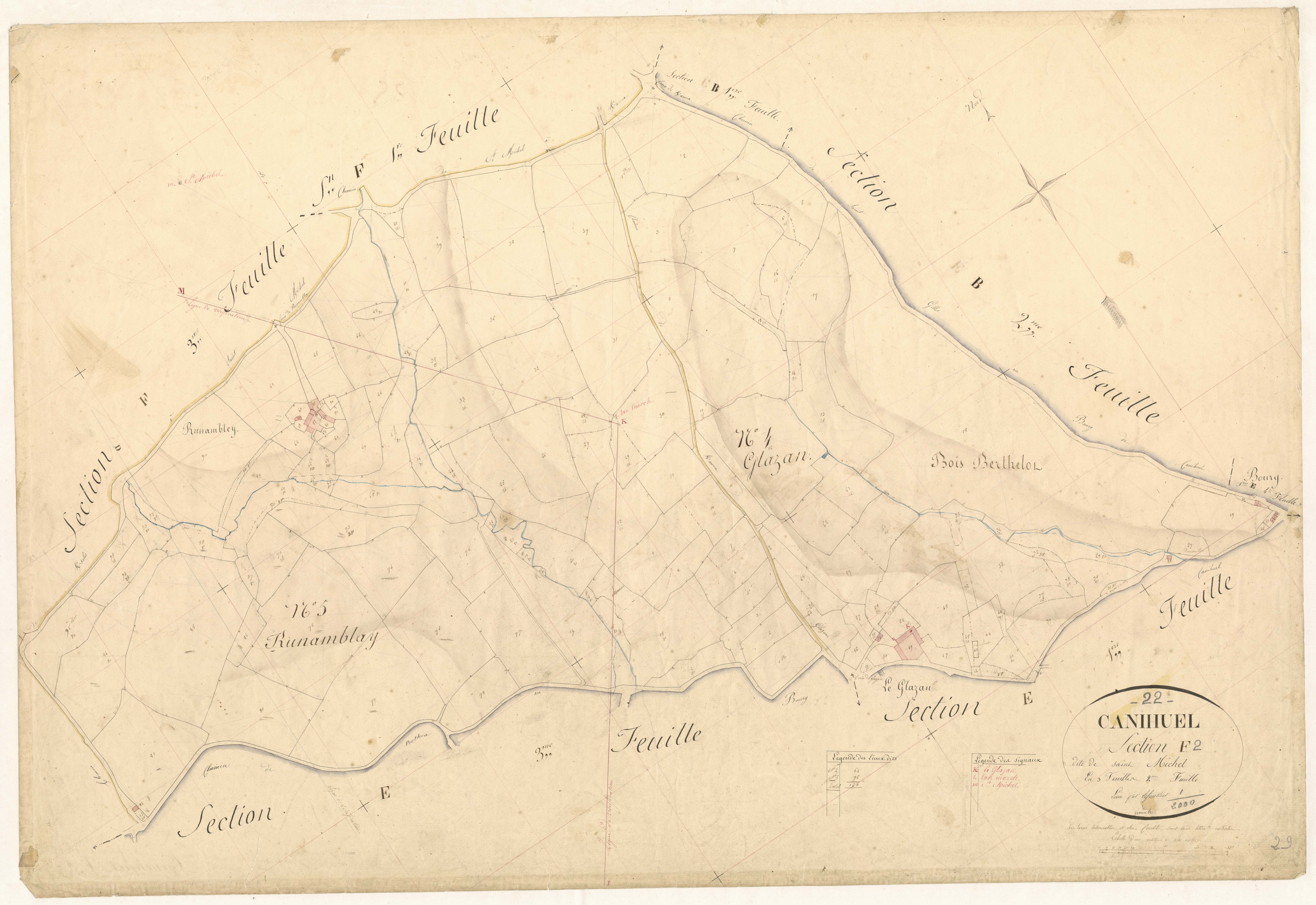 Canihuel - Section F, 2e feuille
