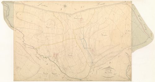 Canihuel - Tableau d'assemblage : sections C, D