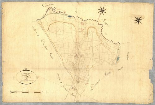 Caouënnec-Lanvézéac - Section A, 1re feuille