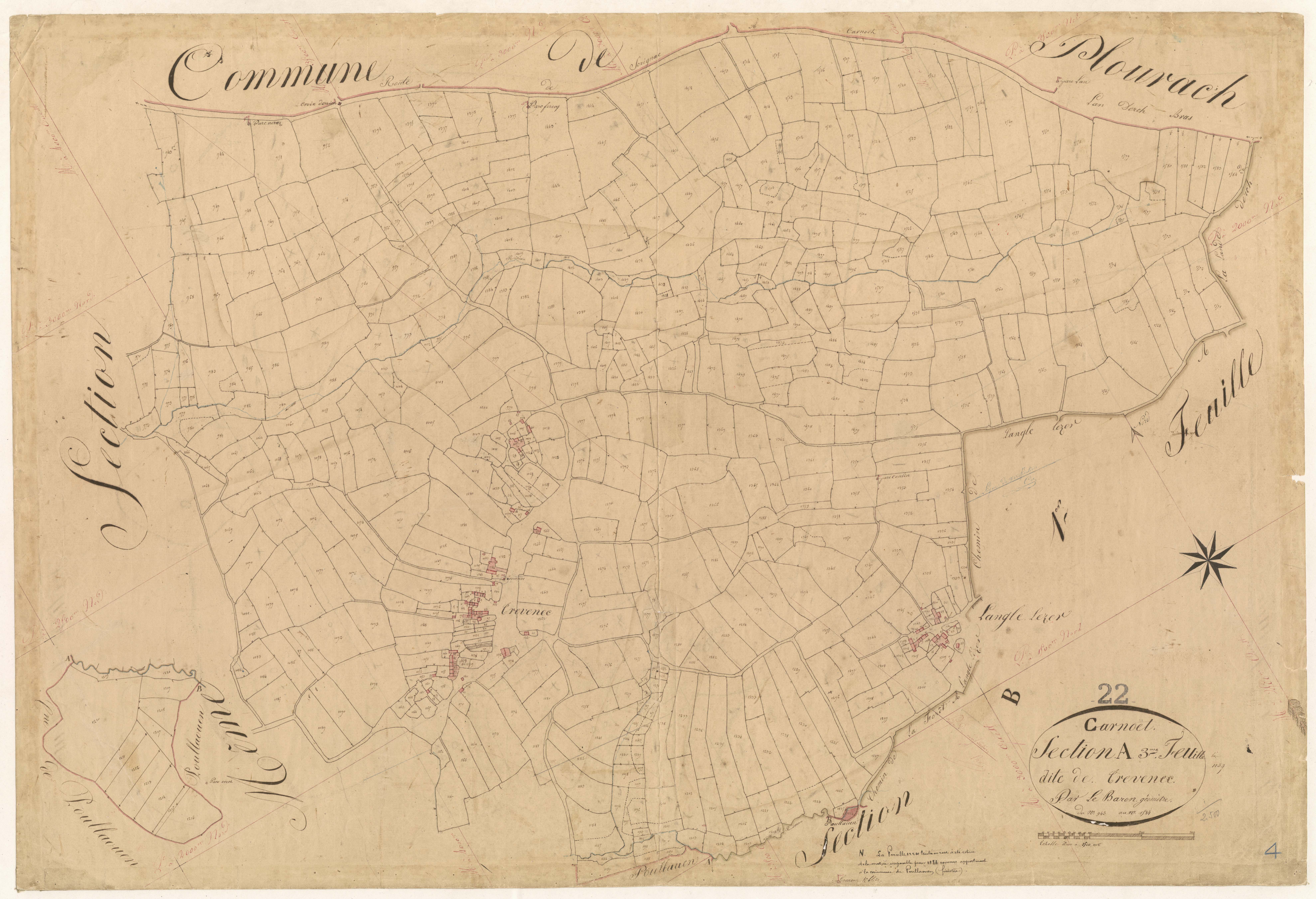 Carnoët - Section A, 3e feuille