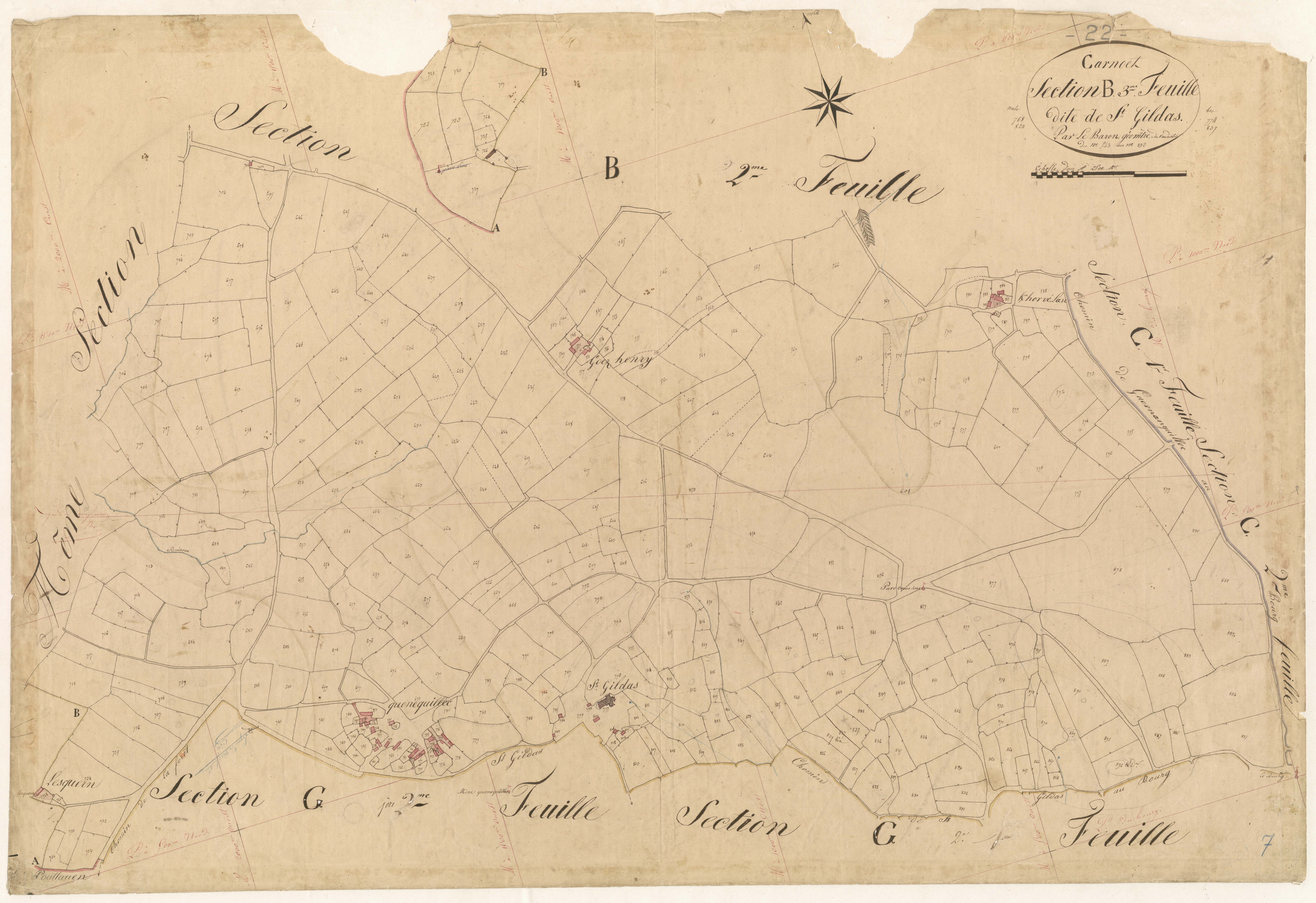 Carnoët - Section B, 3e feuille