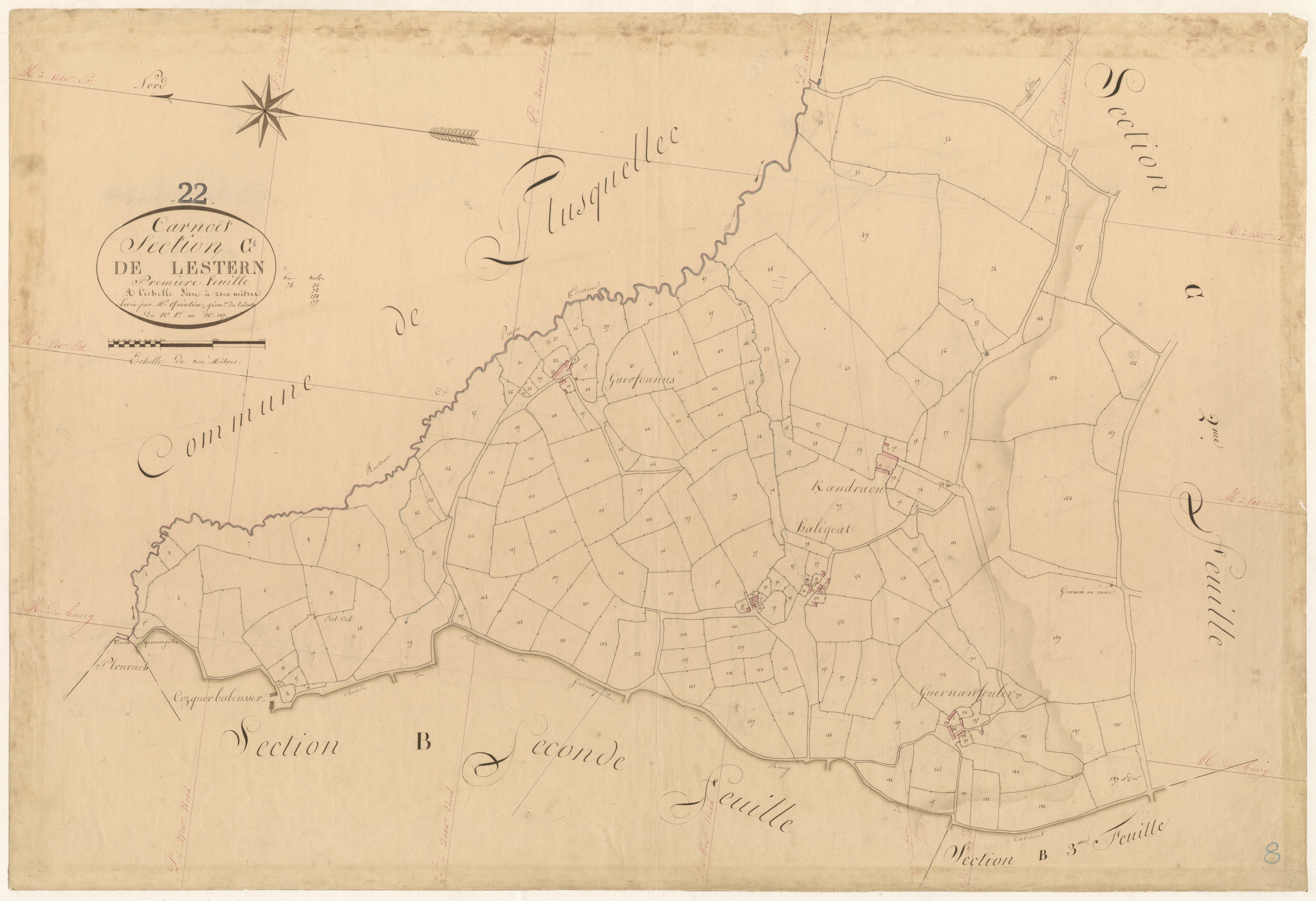 Carnoët - Section C, 1re feuille
